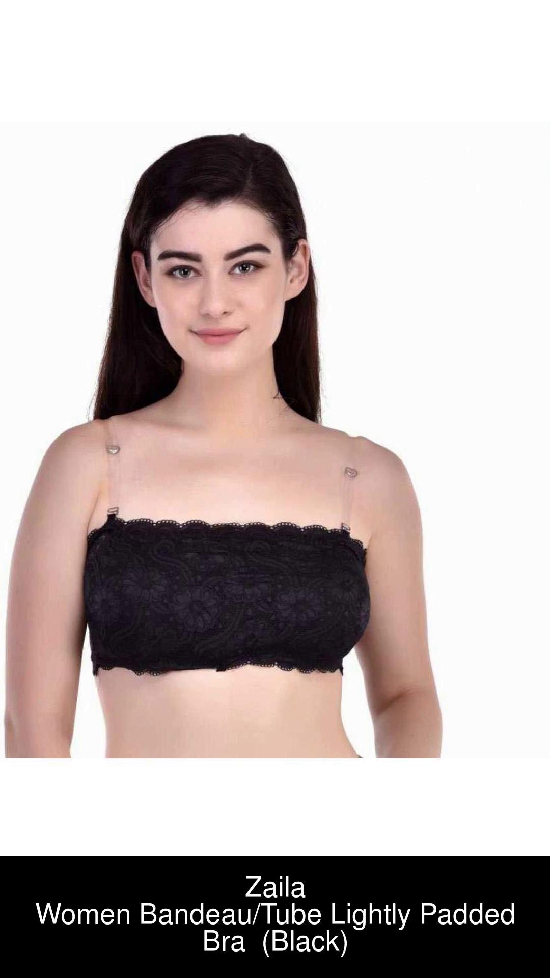 Zaila Women Bandeau/Tube Lightly Padded Bra - Buy Zaila Women Bandeau/Tube  Lightly Padded Bra Online at Best Prices in India