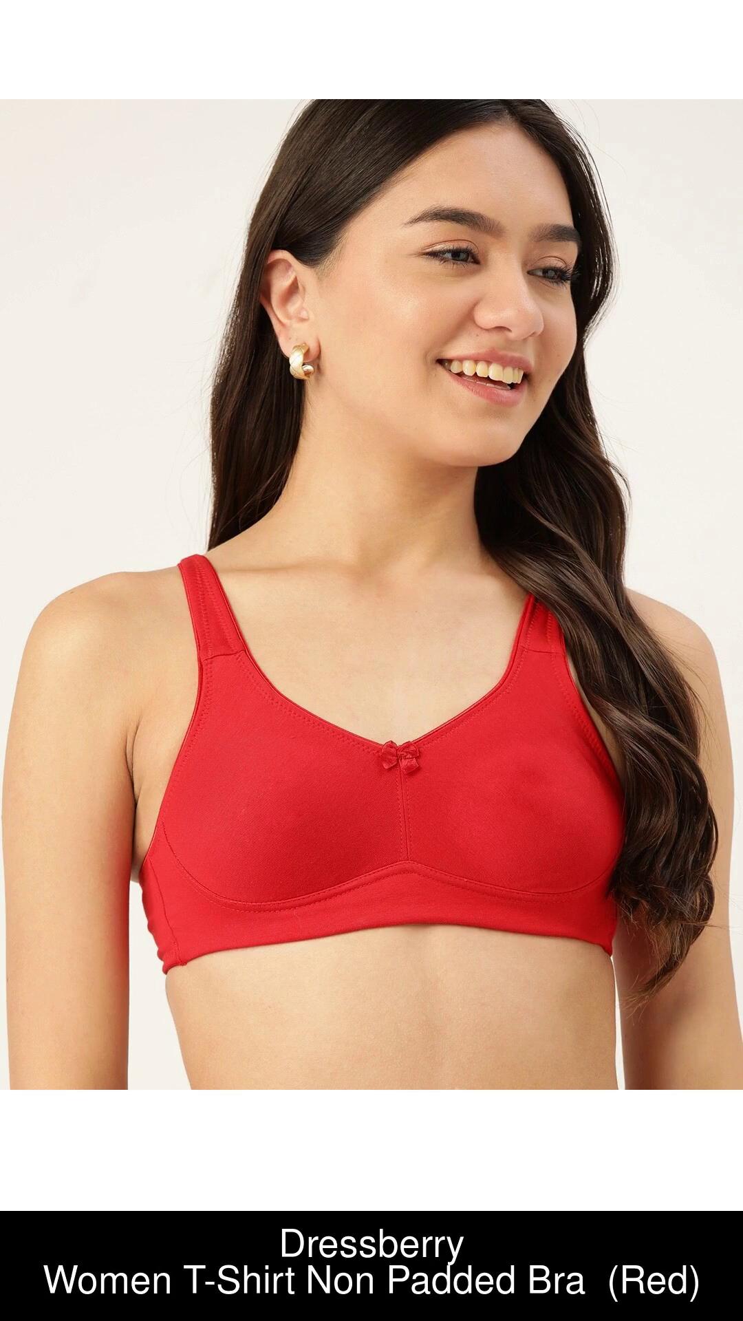 Buy Dressberry Women T-Shirt Non Padded Bra Online at Best