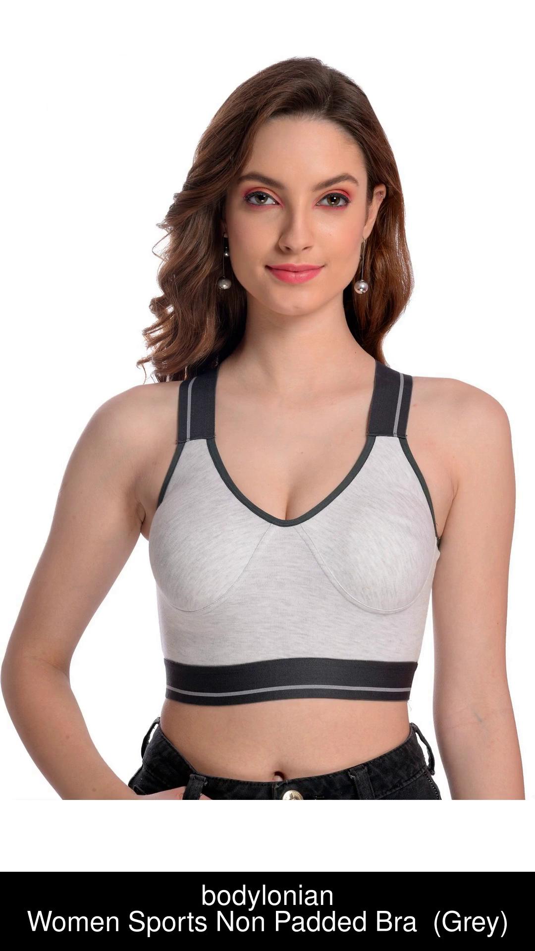 Bodylonian Women High Impact Sports Bras Criss Cross Back