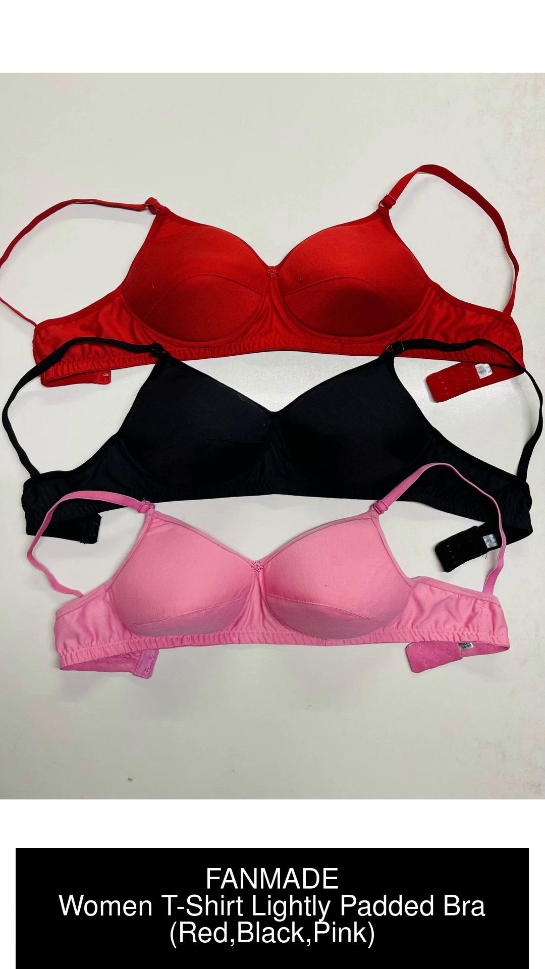FANMADE Women T-Shirt Lightly Padded Bra - Buy FANMADE Women T-Shirt  Lightly Padded Bra Online at Best Prices in India