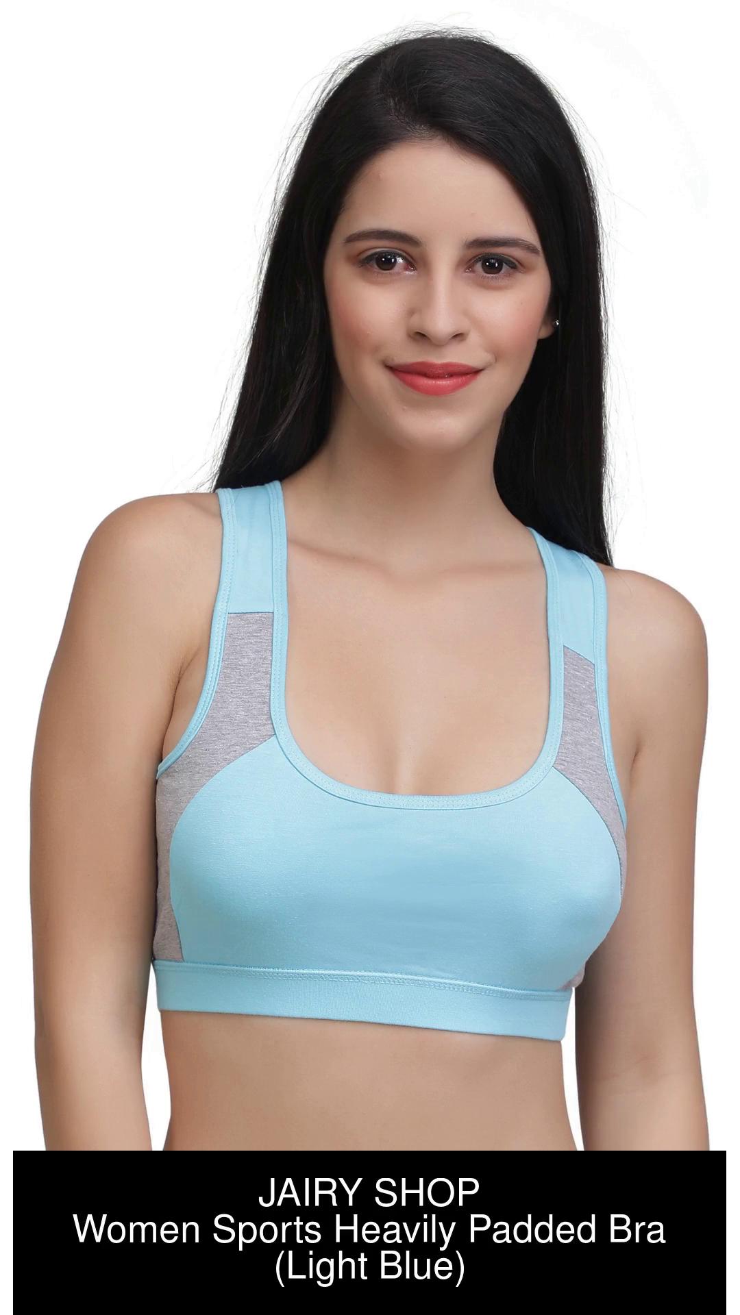 JAIRY SHOP Padded Sports Active Bra for girls Women Sports Heavily