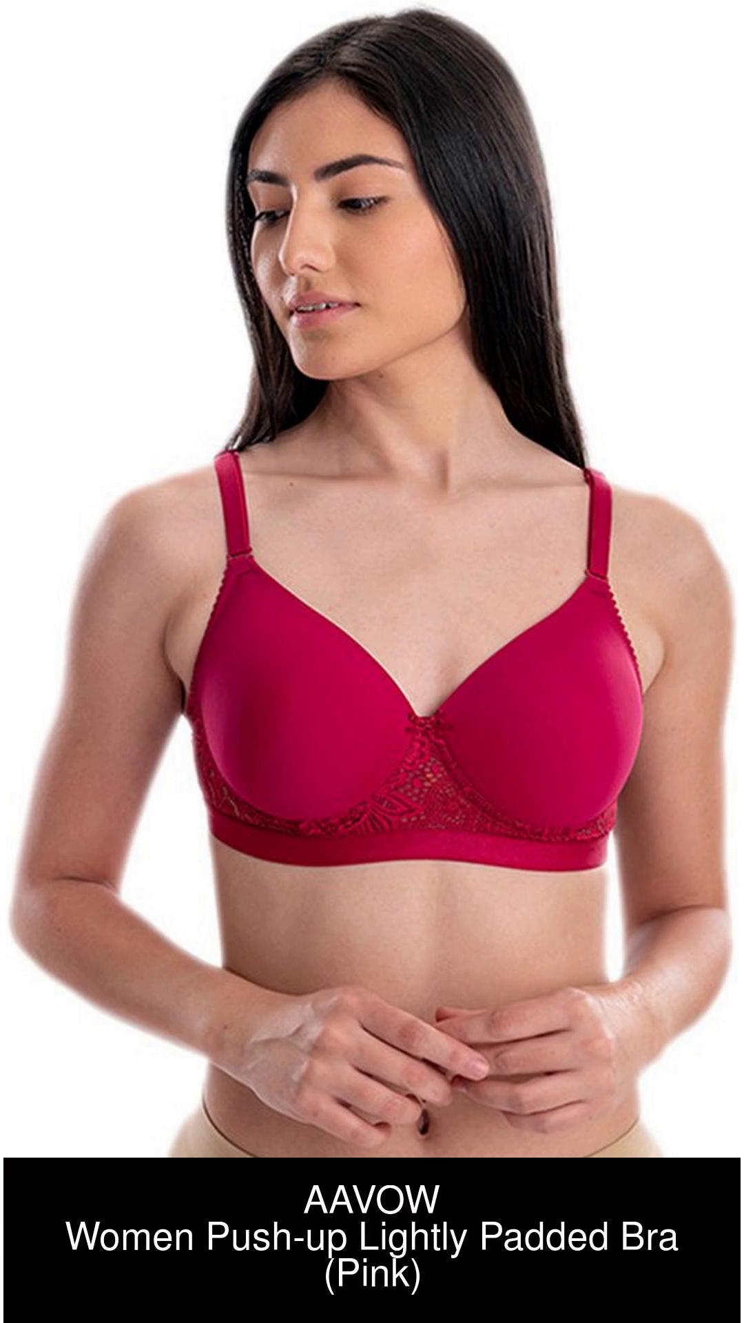 AAVOW Women Push-up Lightly Padded Bra - Buy AAVOW Women Push-up Lightly  Padded Bra Online at Best Prices in India