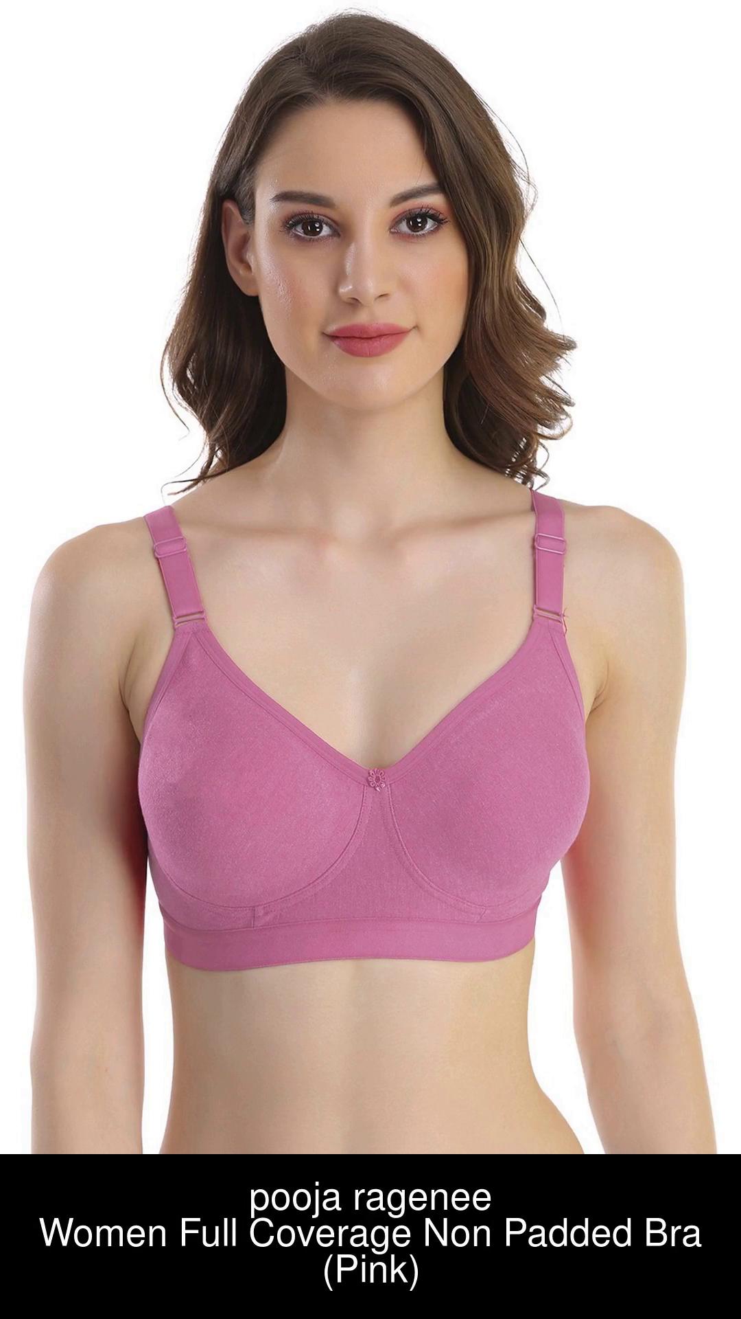 Buy POOJA RAGENEE Pack Of 2 Seamless Full Coverage Cotton Workout Bra With  All Day Comfort - Bra for Women 26241502