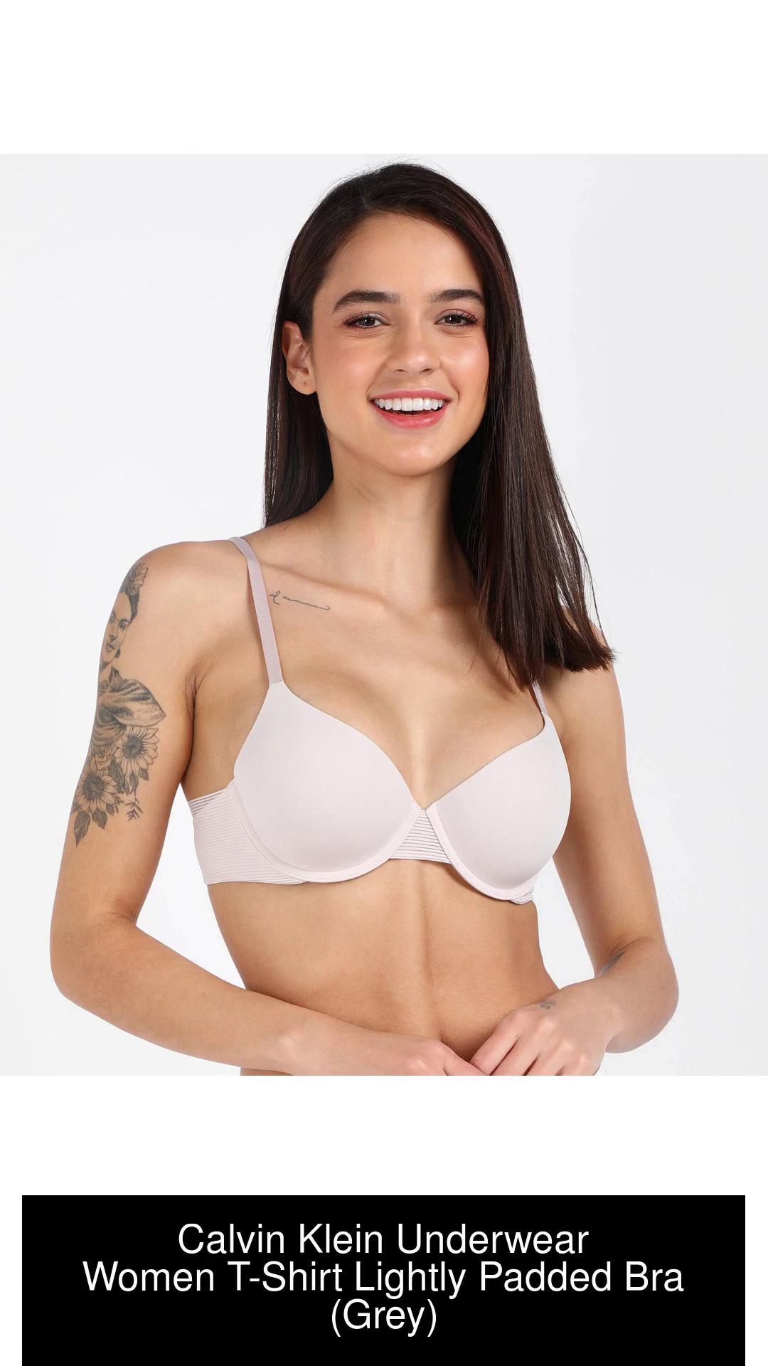 Calvin klein lightly 2024 lined t shirt bra