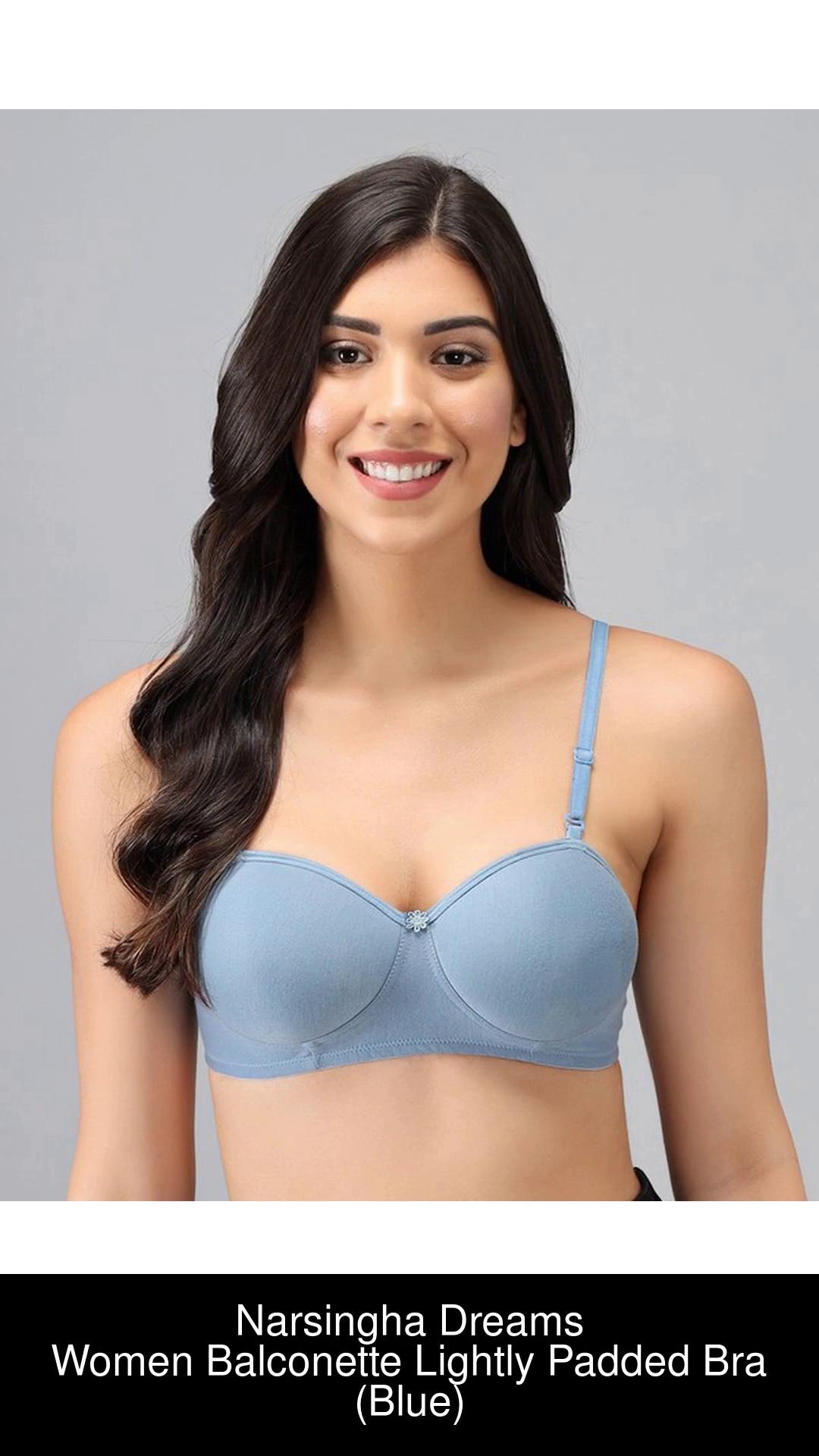 Narsingha Dreams Women's Cotton Lightly Padded Full Cup Wirefree