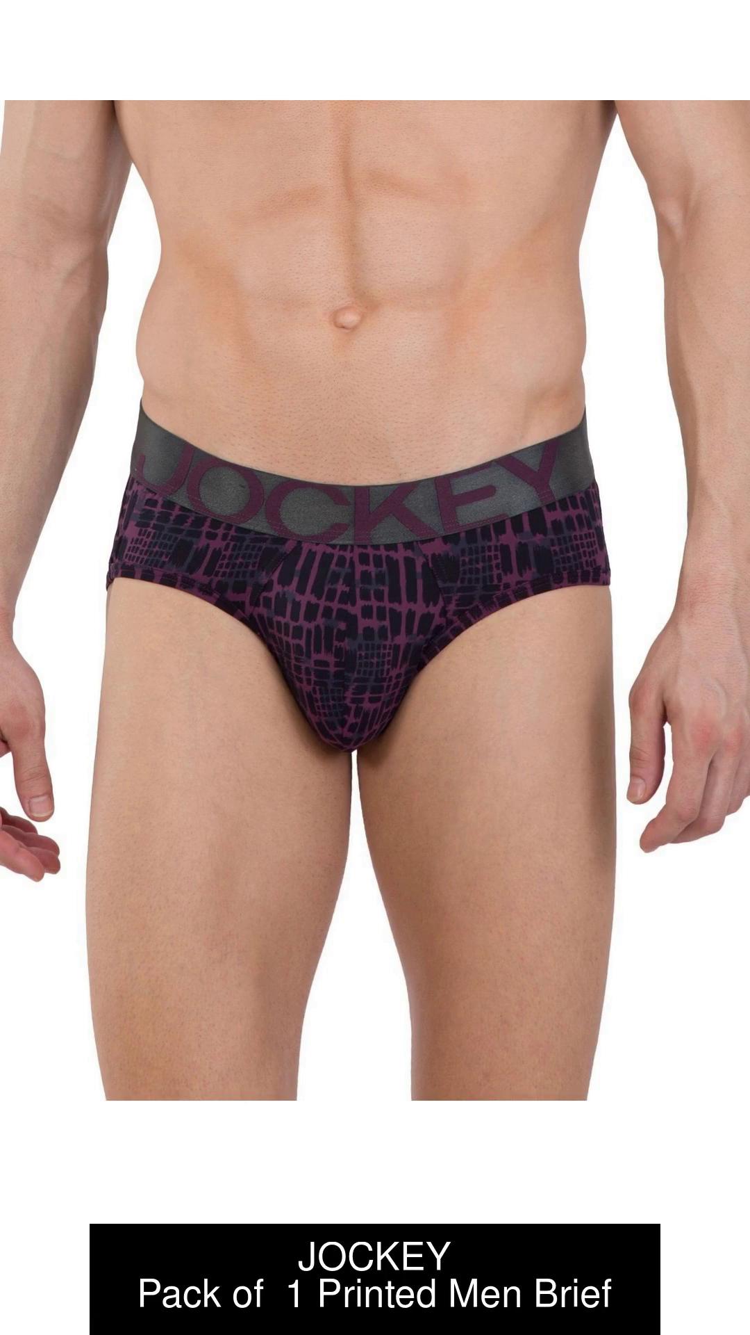 Buy Jockey IC29 Men's Petrol Base Printed All Over Print Nylon Briefs  Online at Best Prices in India - JioMart.