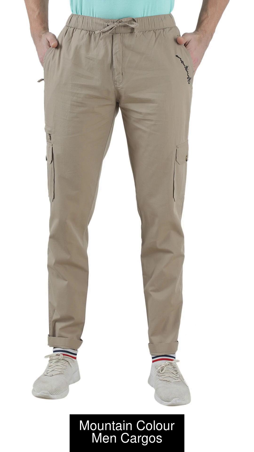 Mountain Colours Men Cargos - Buy Mountain Colours Men Cargos Online at  Best Prices in India