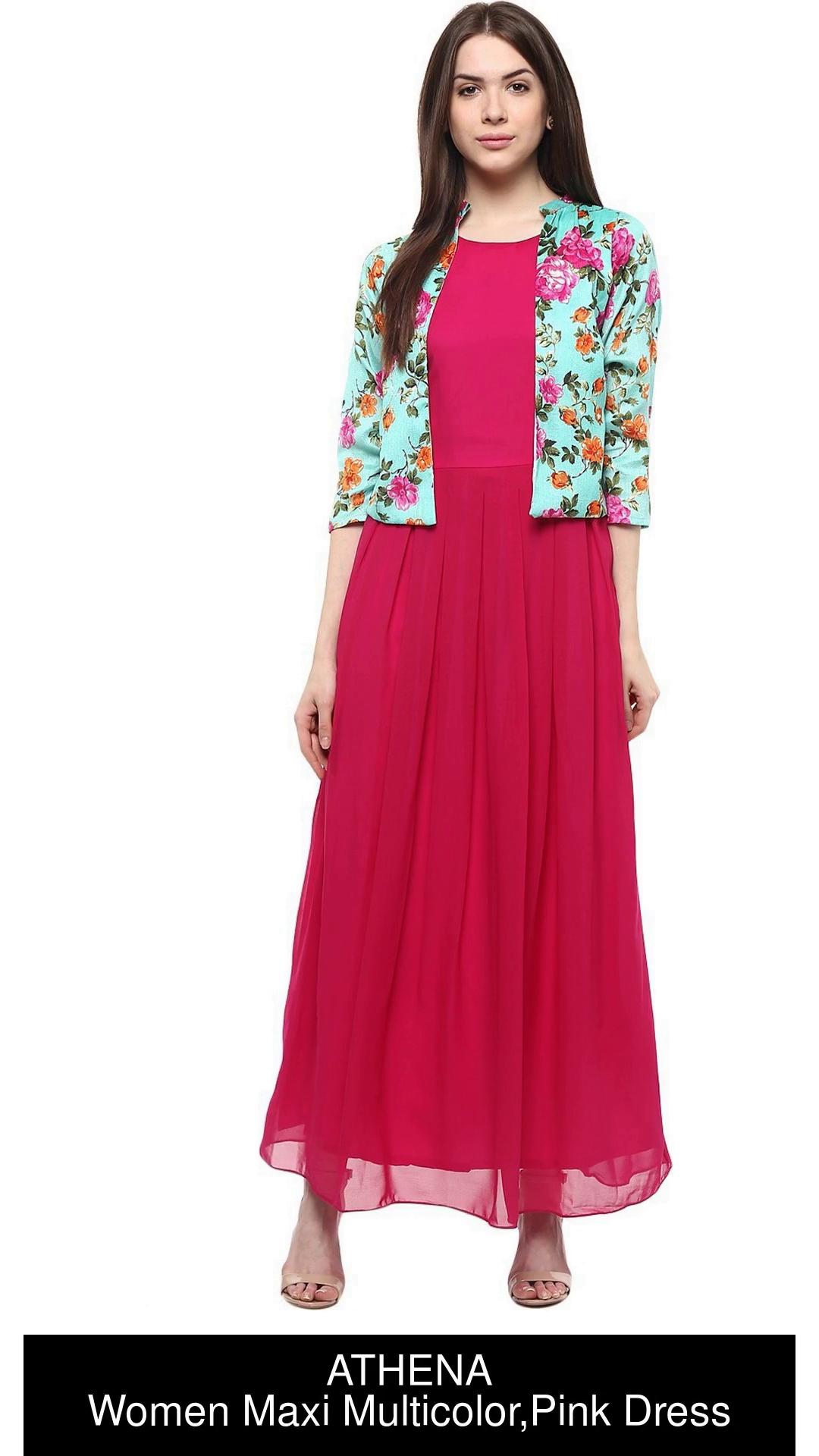 Flipkart athena 2025 women's maxi dress