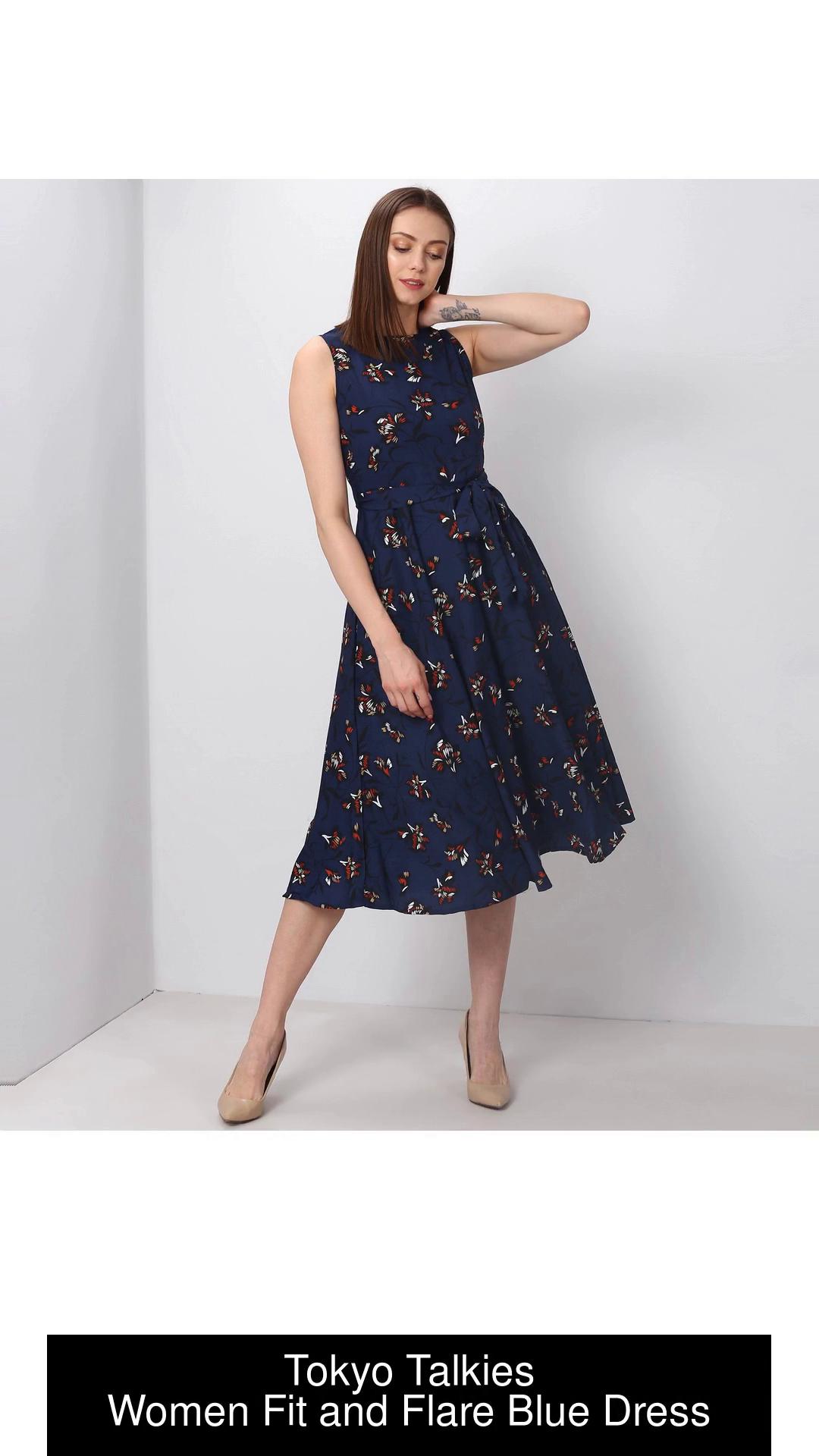 Tokyo Talkies Blue Dresses - Buy Tokyo Talkies Blue Dresses online in India