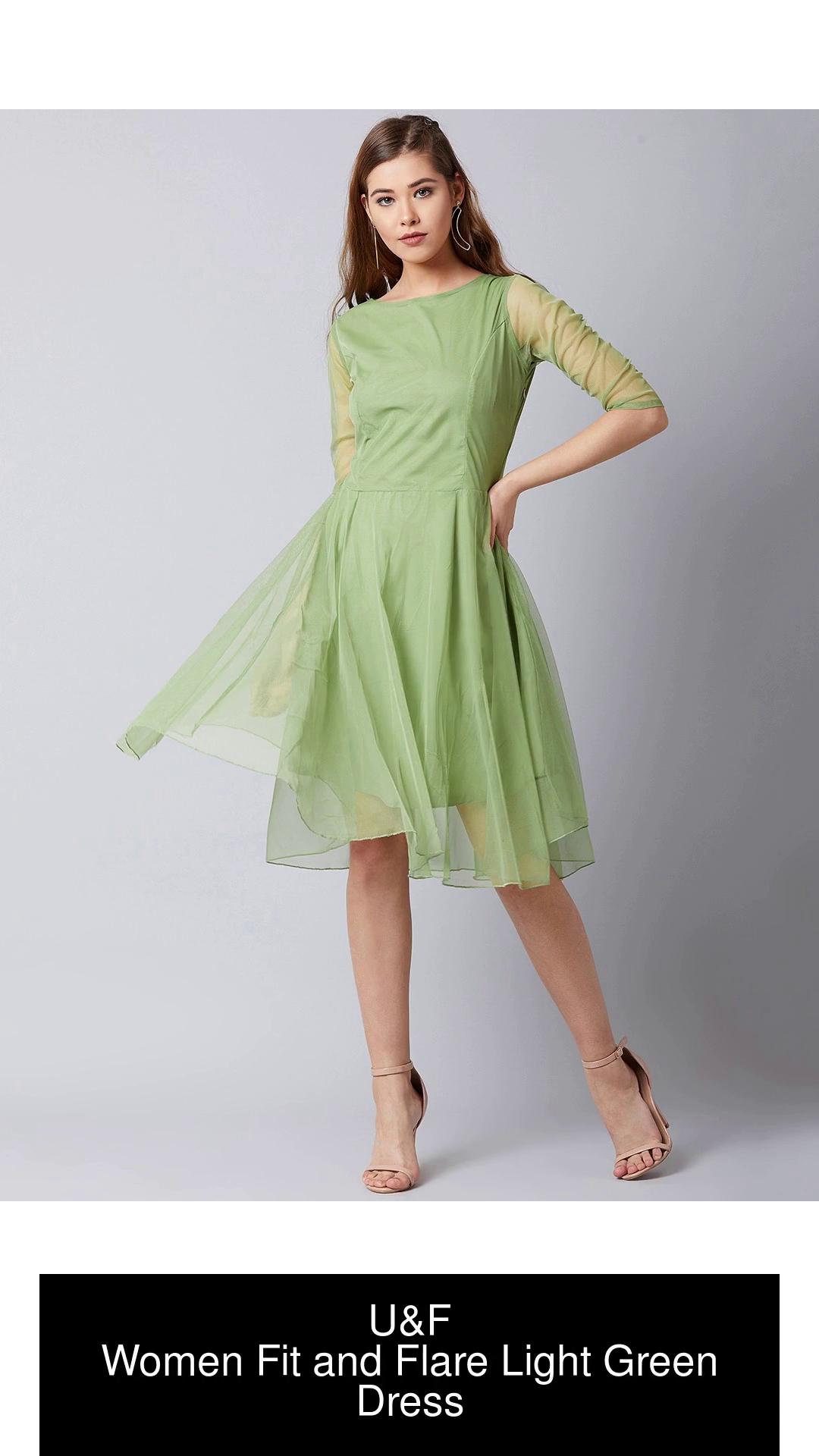 Light green sale short dress