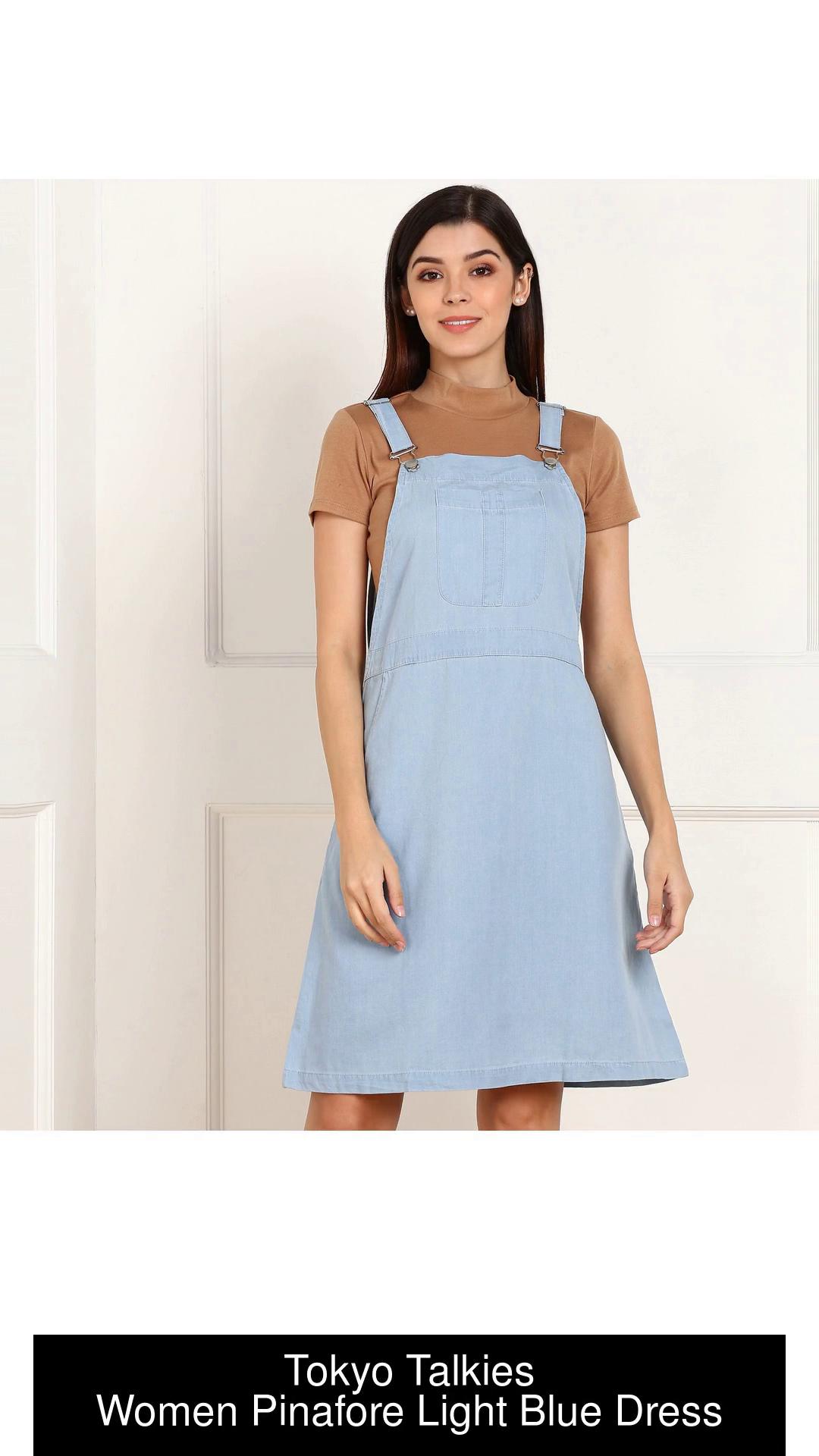 Women's Denim Dungaree Skirt Dress (without inner) – Stylestone