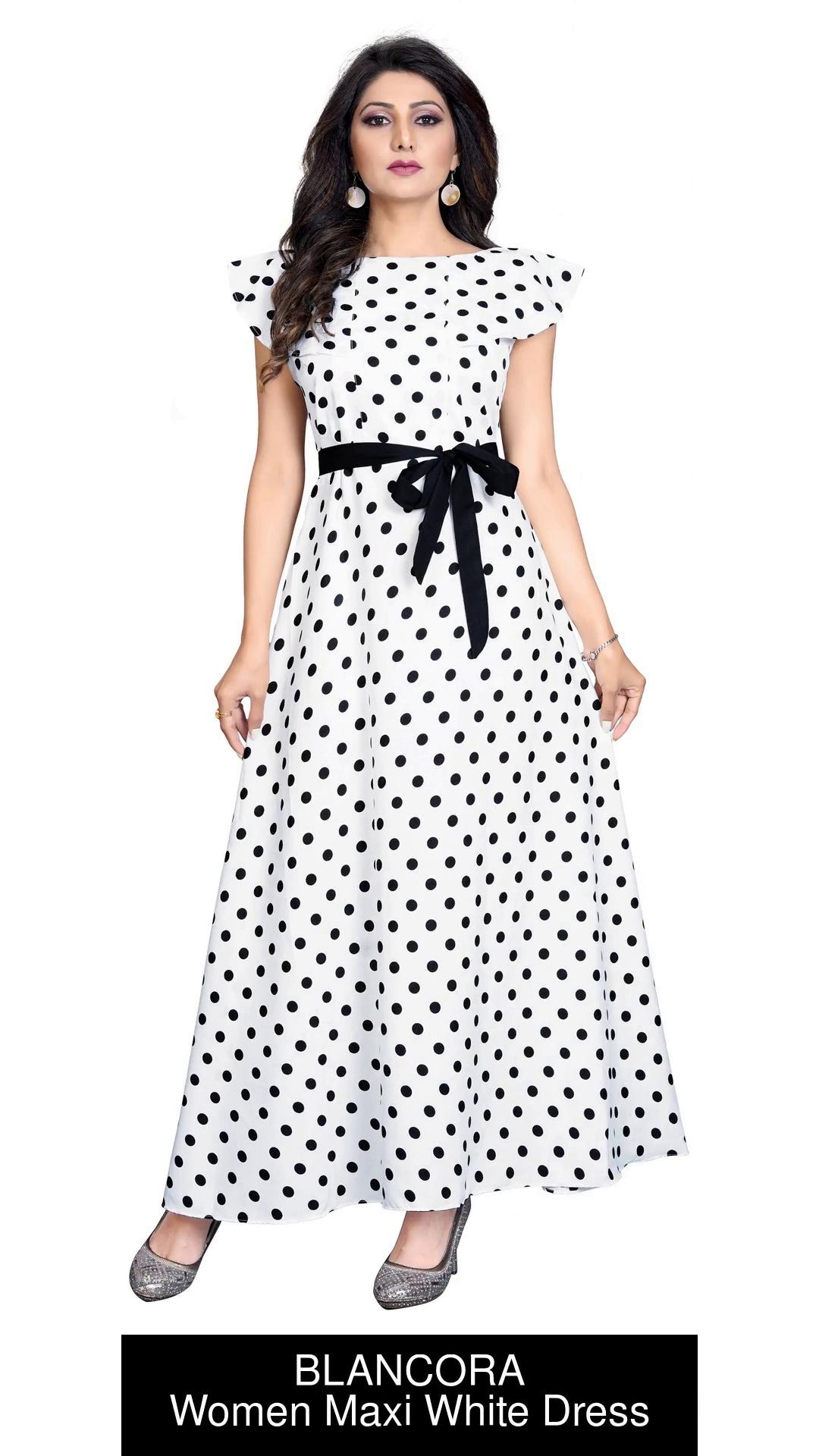 White and black clearance frock