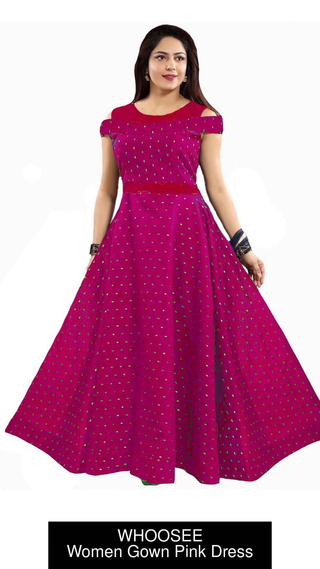 long frocks for ladies flipkart