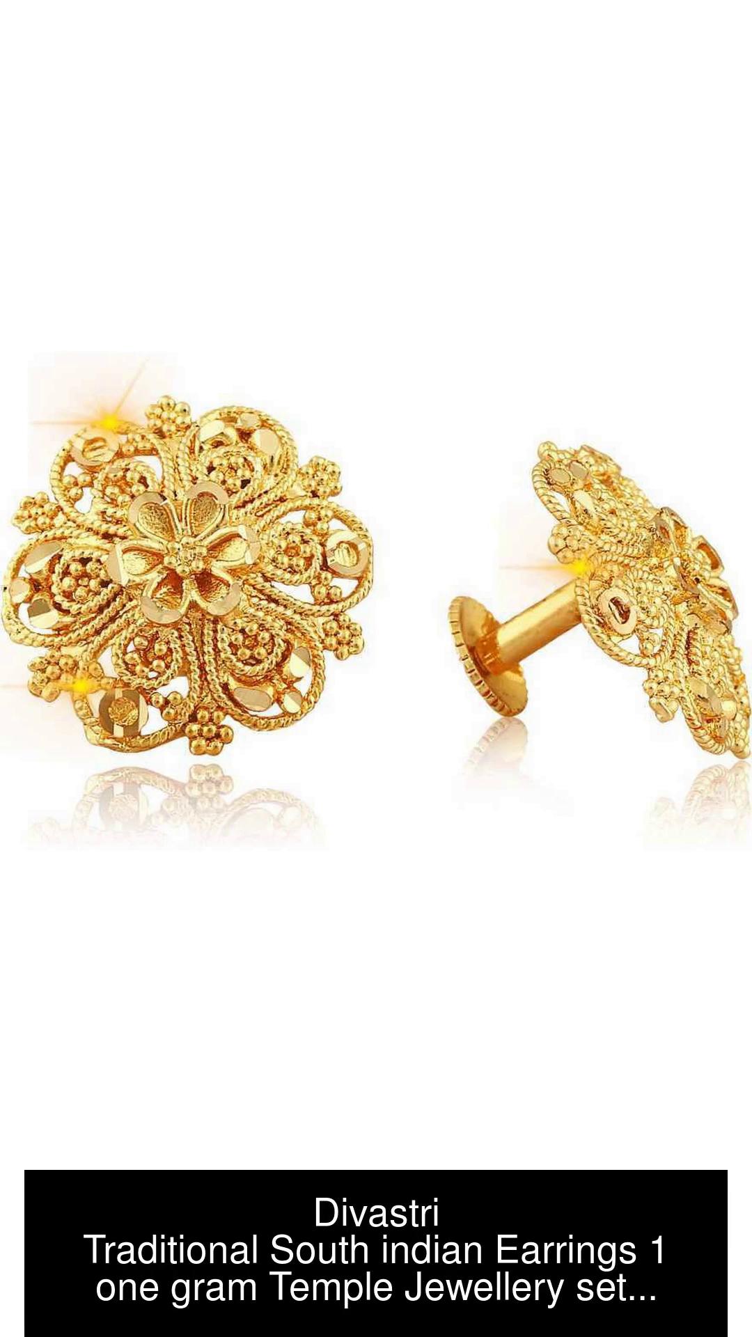 Latest south indian hot sale earrings design