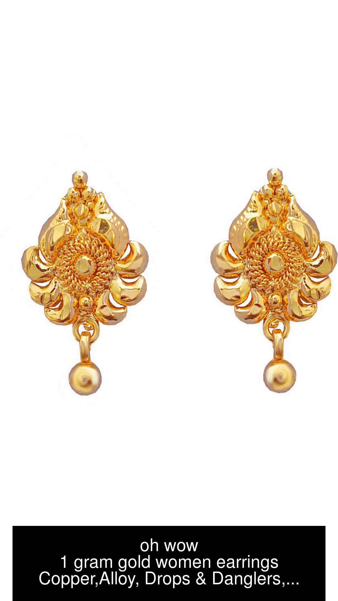 18k Gold Anti Tarnish Copper Glossy Hoop Earrings for Women  ZIVOM
