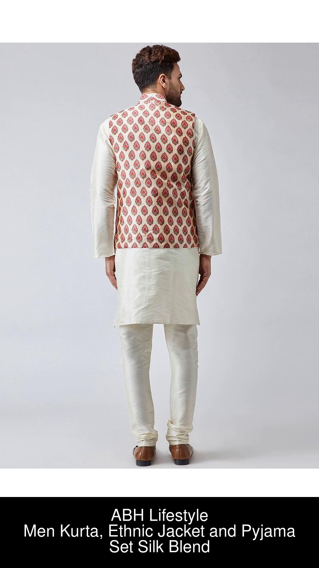 Mens kurta jacket on sale set