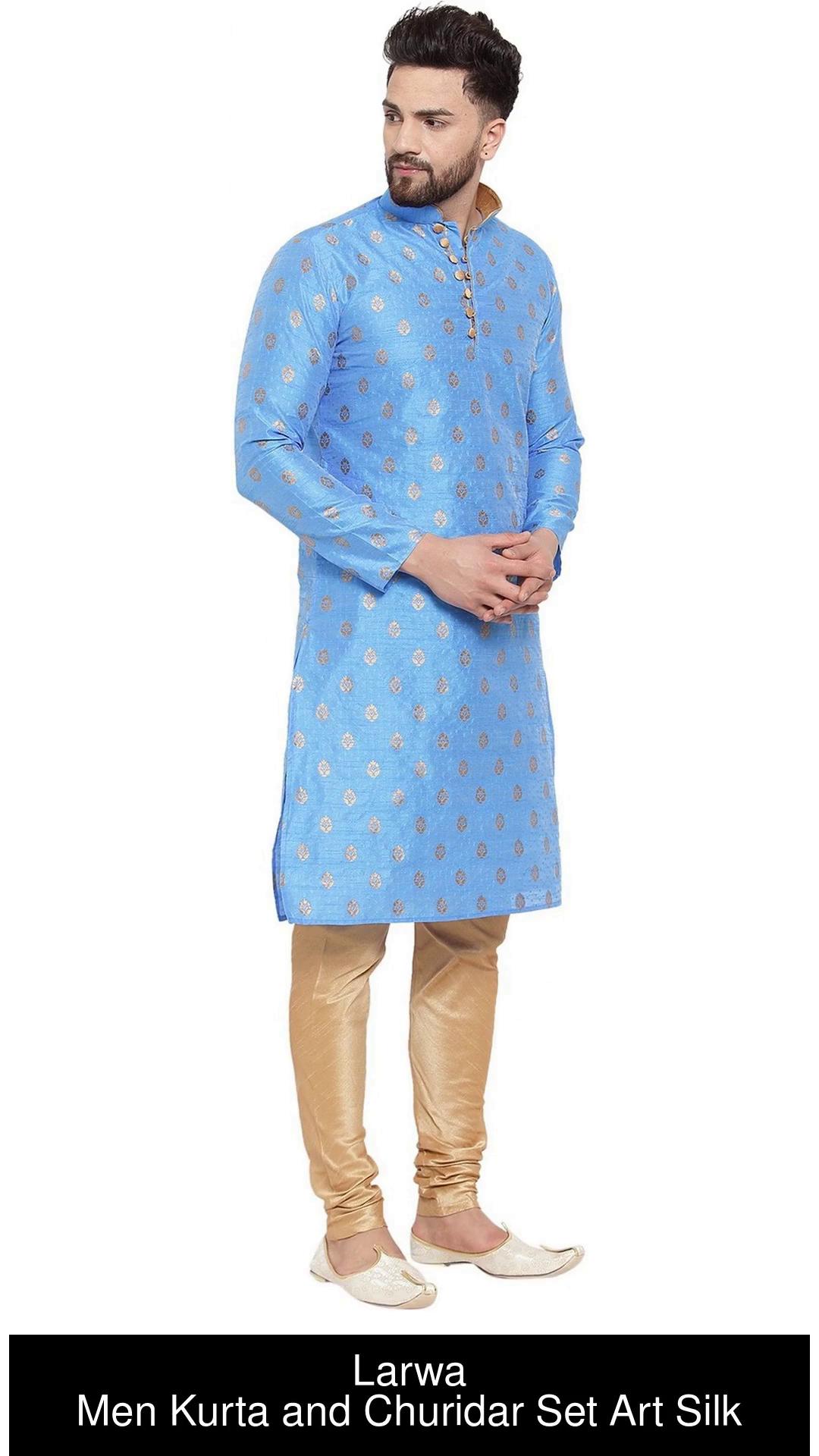 Larwa men's kurta hotsell and churidar set