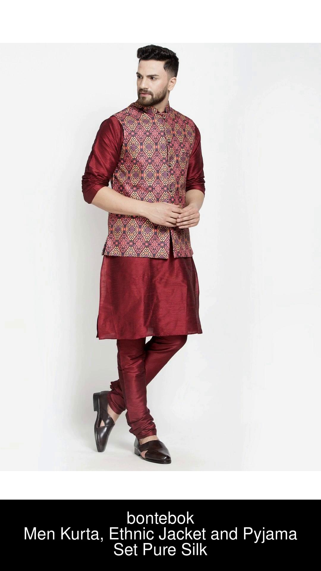 Kurta with outlet ethnic jacket