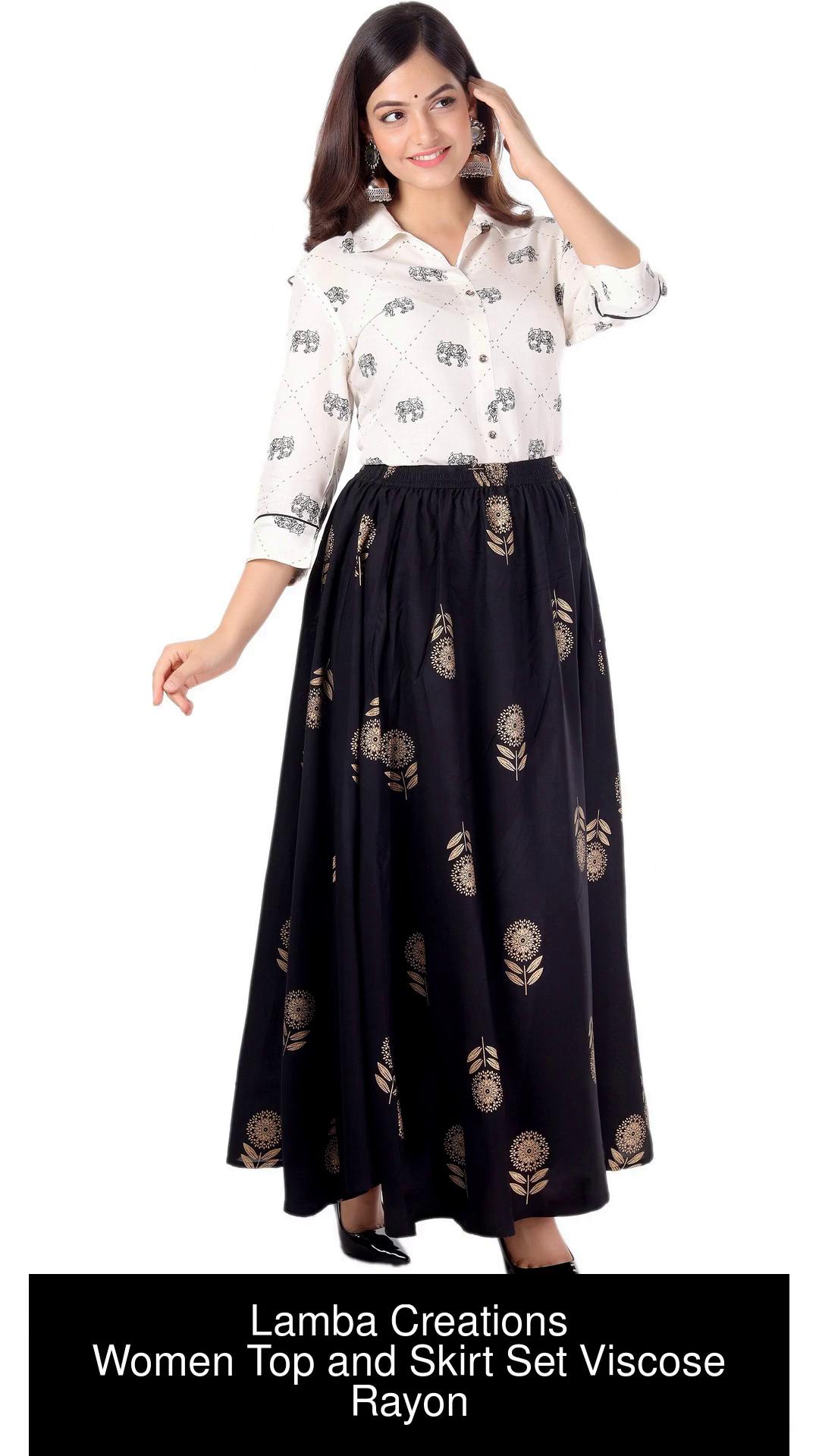 Long skirt with top in clearance flipkart