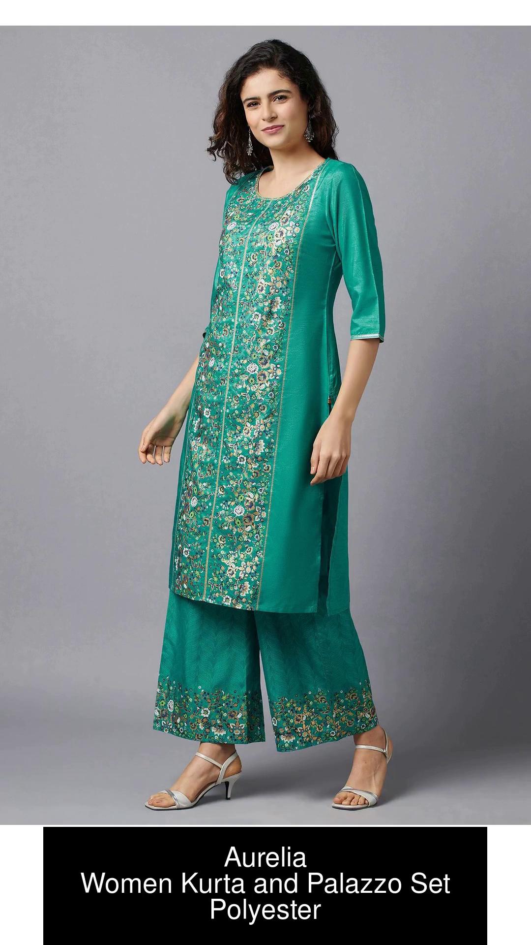 Aurelia Women Kurta Palazzo Set