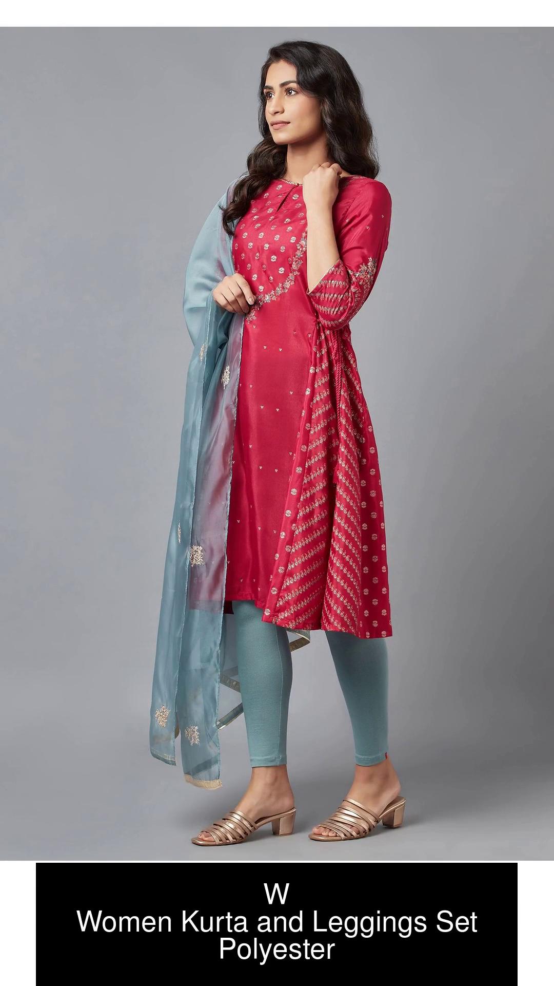 Long kurta with outlet leggings