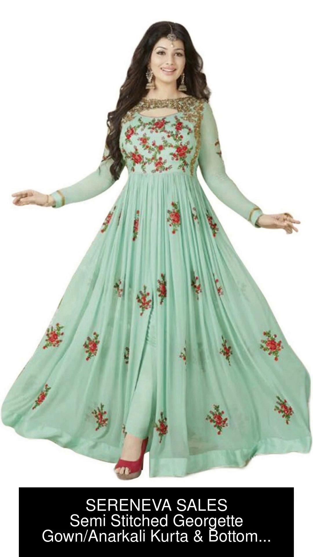 Semi on sale anarkali kurta