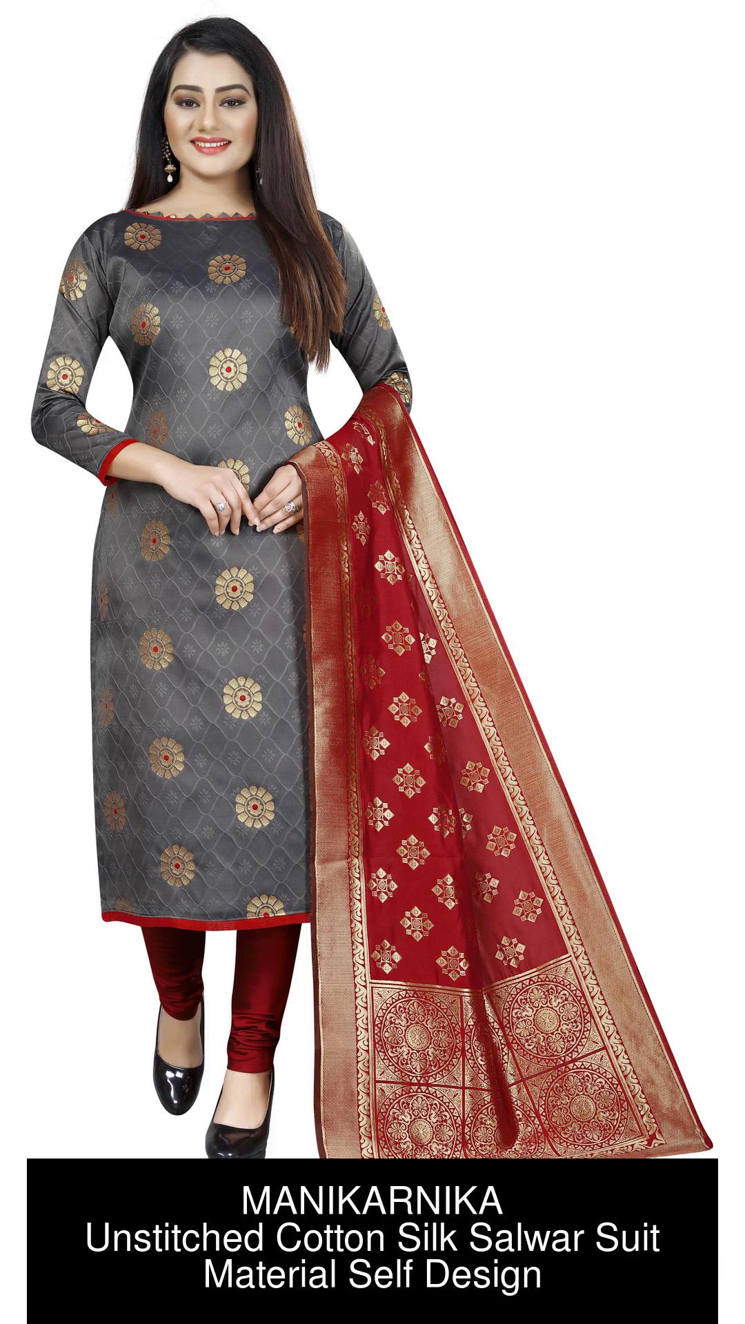 Flipkart unstitched outlet dress material