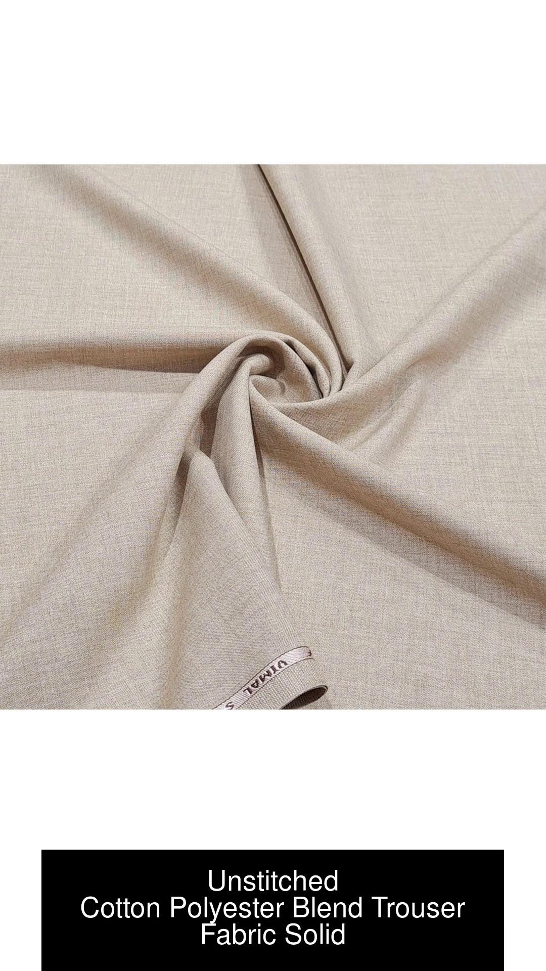 Buy Beige Plain Unstitched Trouser Cotton Wool Pant Fabric for Best Price  Reviews Free Shipping
