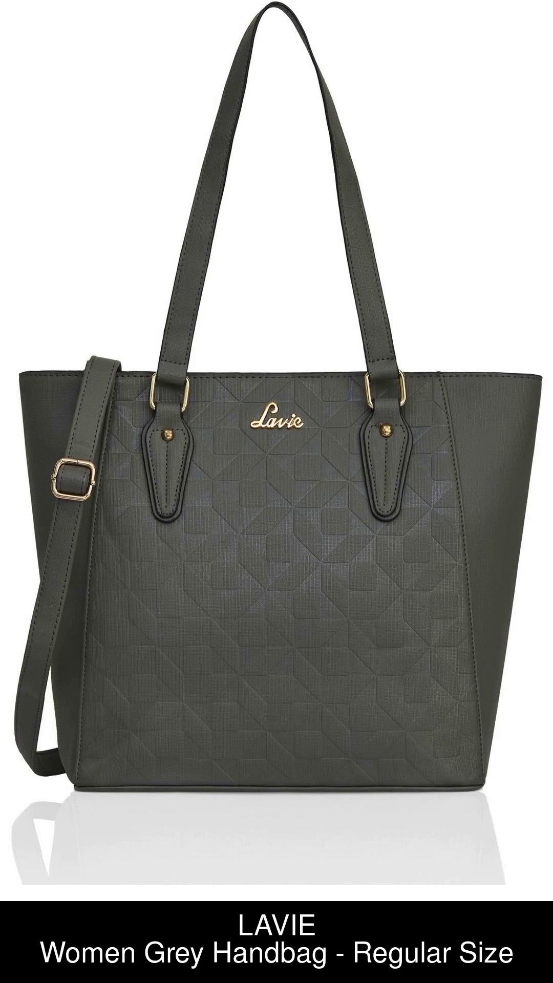 Buy LAVIE Women Grey Handbag GREY Online Best Price in India