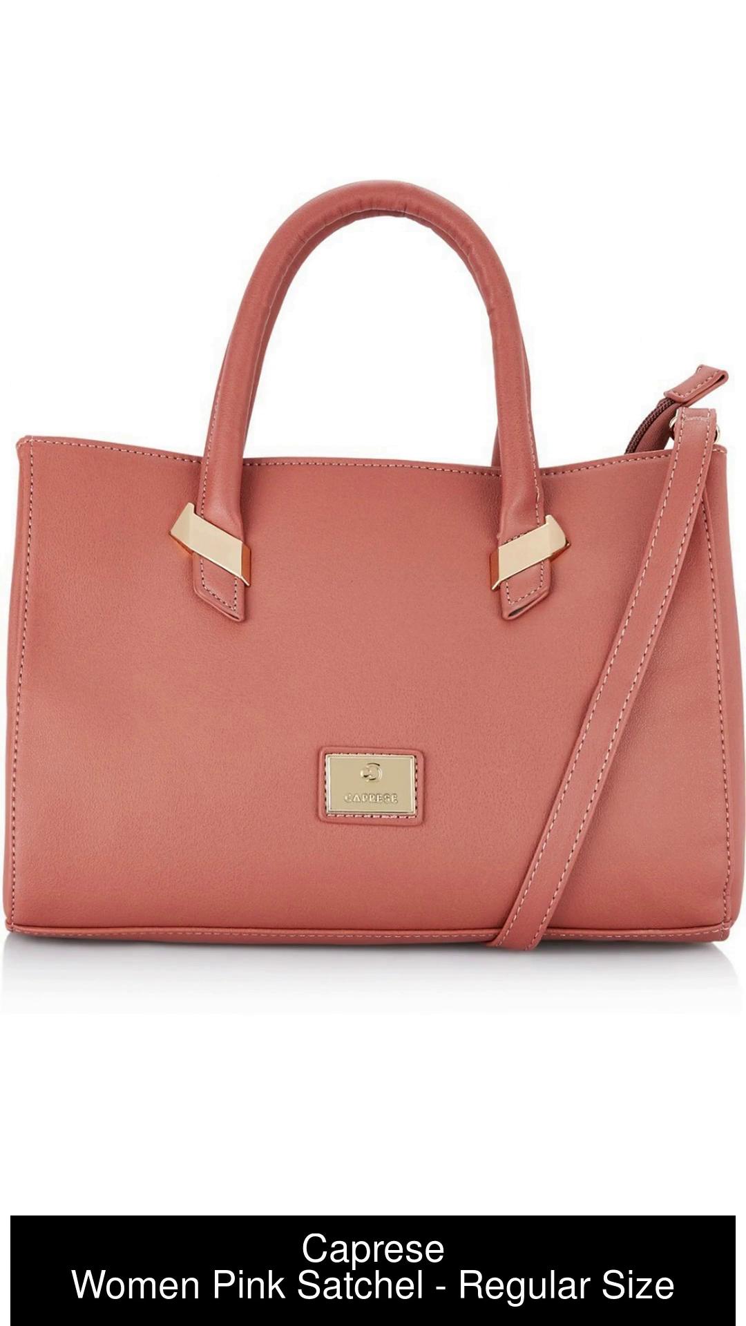 Buy Caprese Women Pink Satchel Blush Online Best Price in India