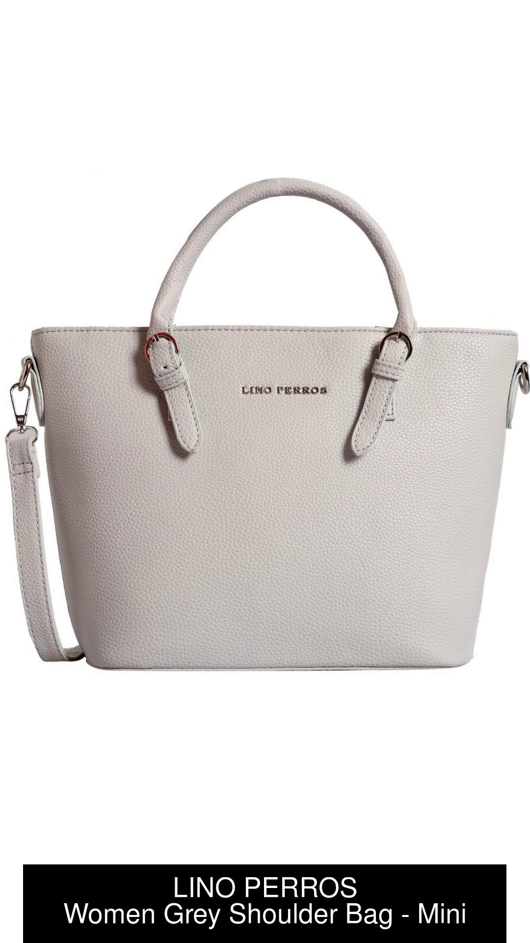 Buy LINO PERROS Women Grey Shoulder Bag Grey Online Best Price