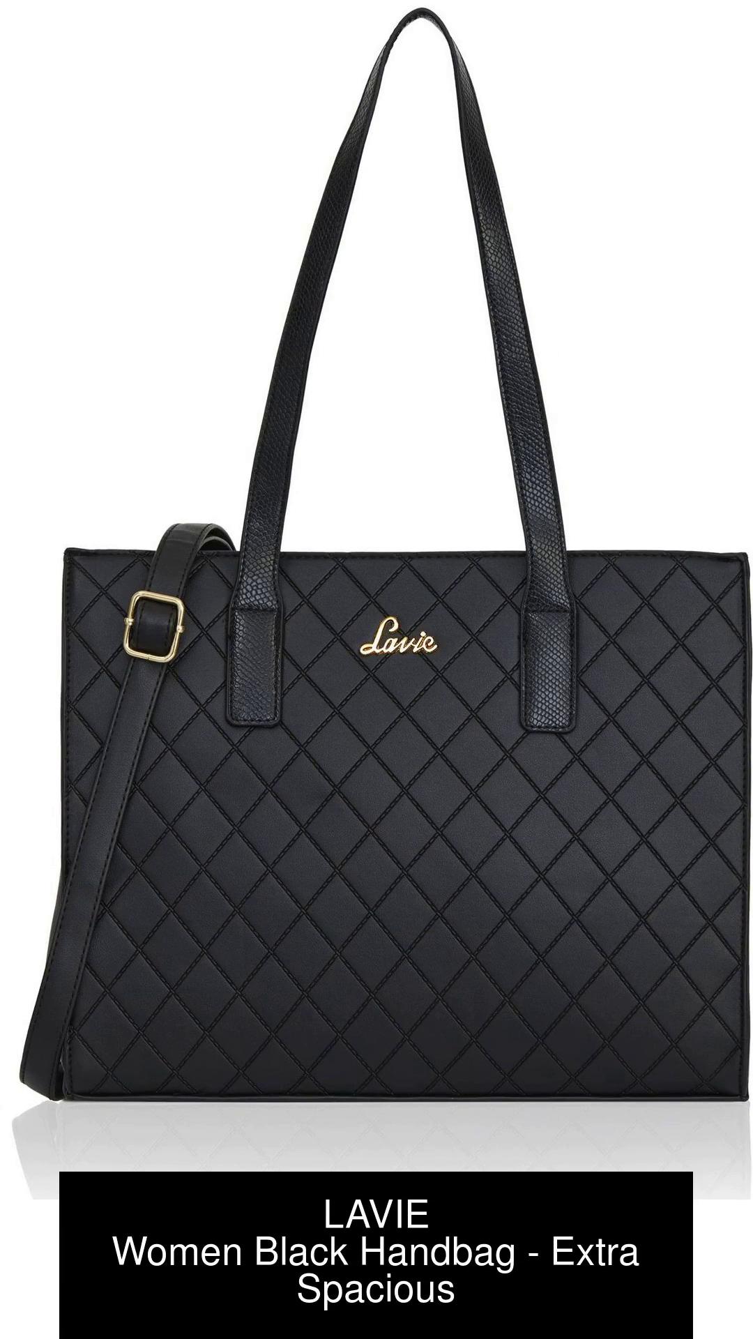 Buy LAVIE Women Black Satchel BLACK Online Best Price in India