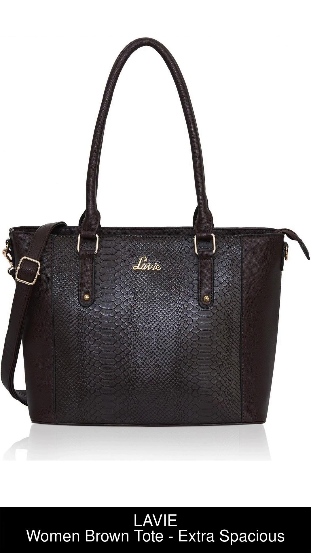 Buy LAVIE Women Brown Tote BROWN Online Best Price in India