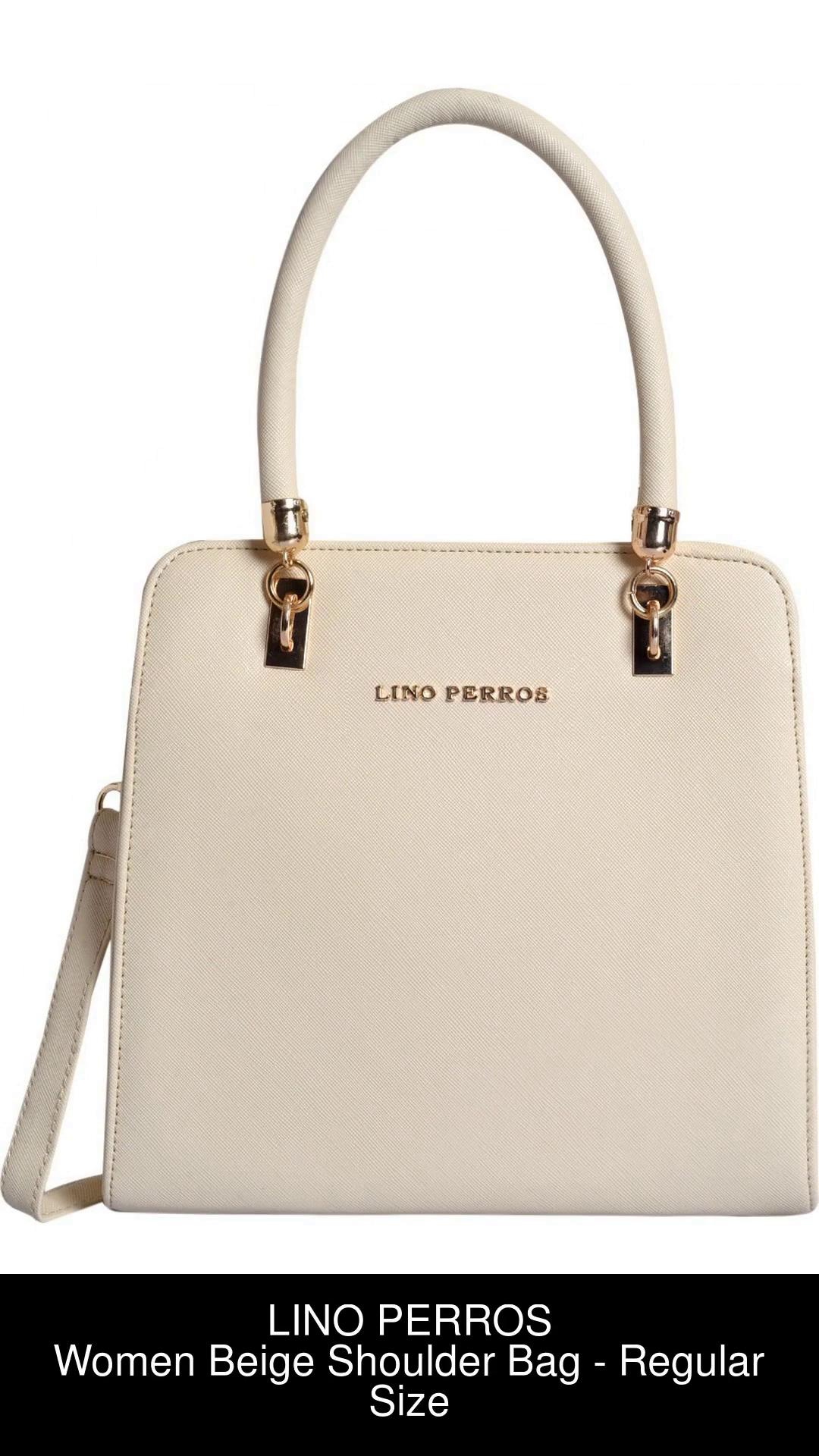 Buy LINO PERROS Women Beige Shoulder Bag Beige Online @ Best Price in India