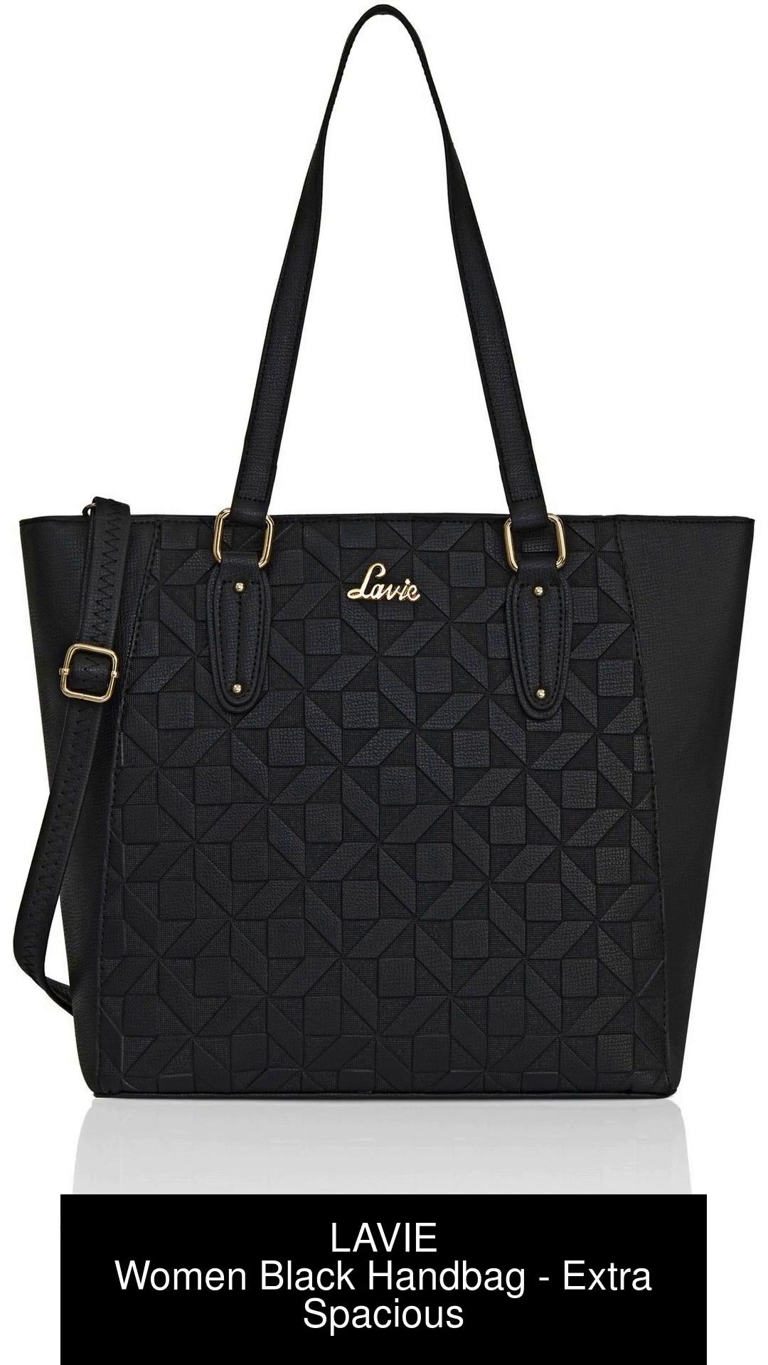 Buy LAVIE Women Black Handbag BLACK Online Best Price in India