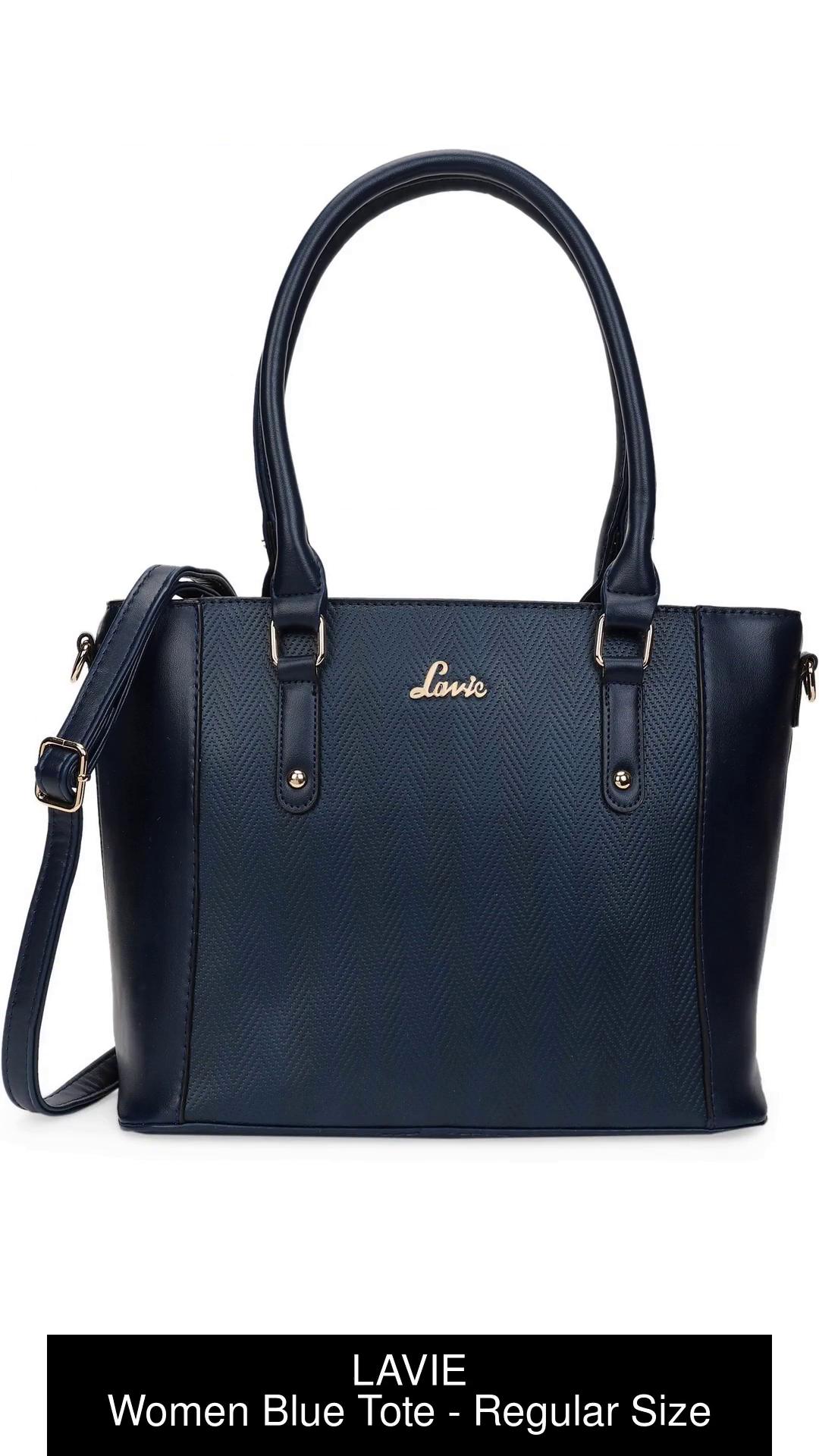 Buy LAVIE Women Blue Tote Navy Online @ Best Price in India