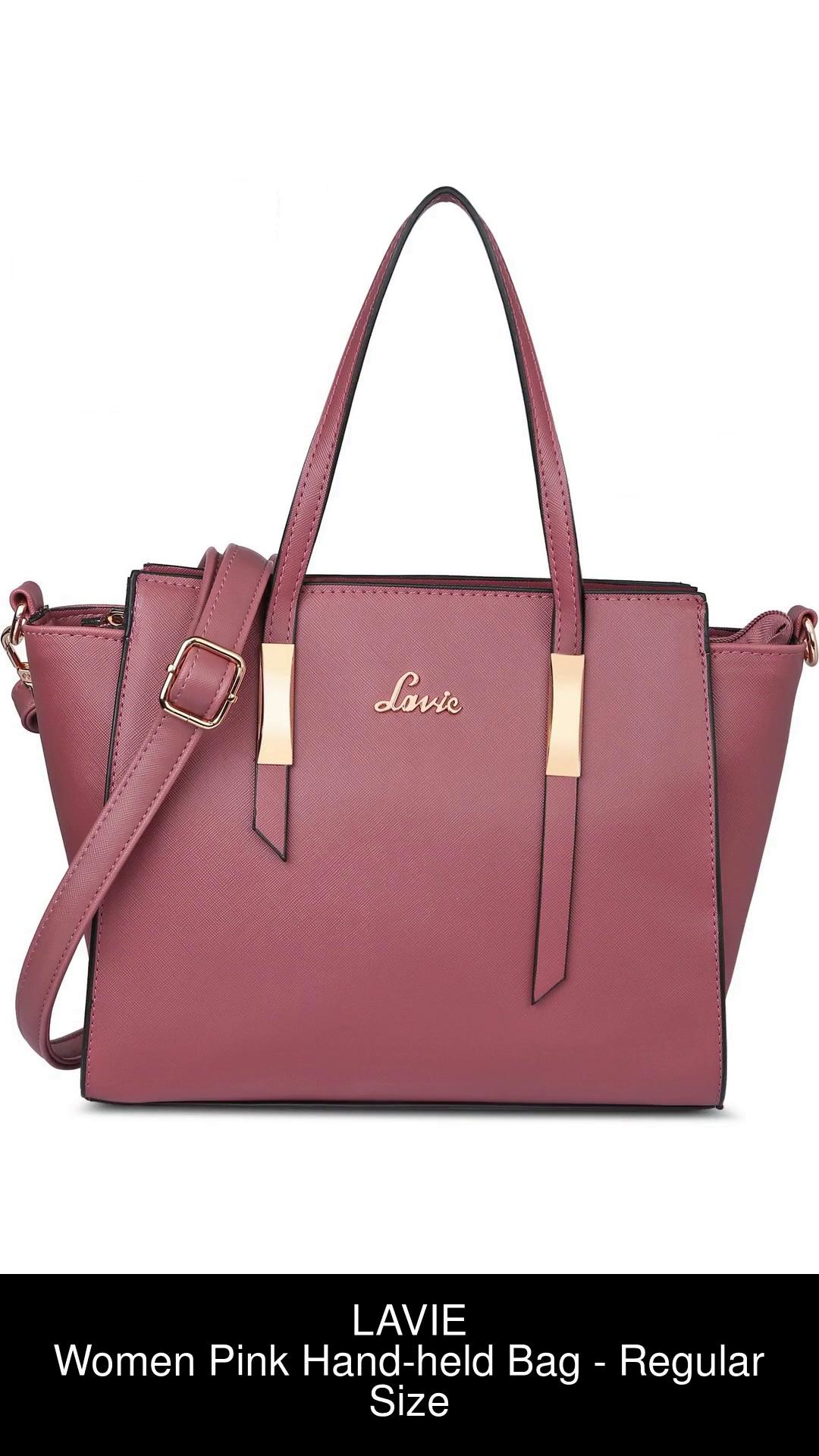 Buy LAVIE Women Pink Hand held Bag D pink Online Best Price in