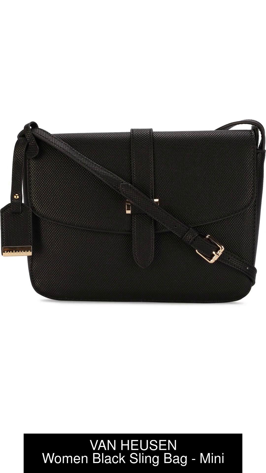 Van heusen clearance black sling bag