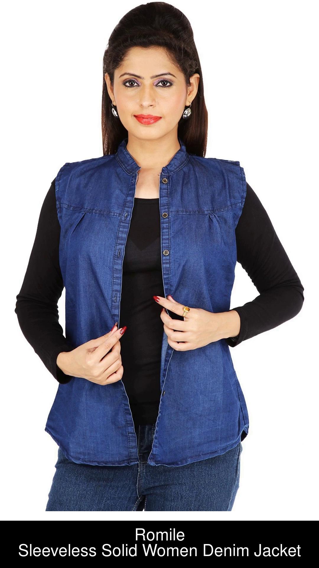 Flipkart ladies jeans top jacket