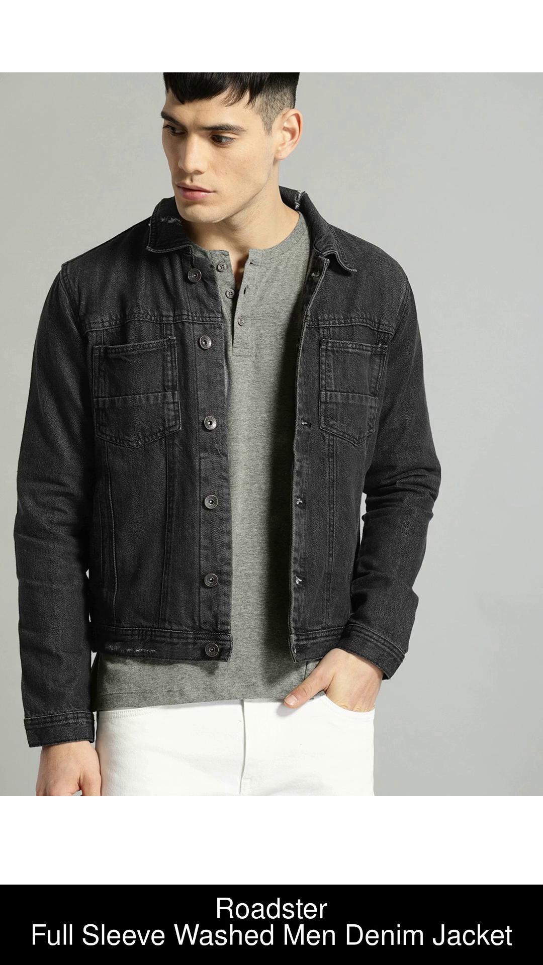 Roadster Full Sleeve Washed Men Jacket