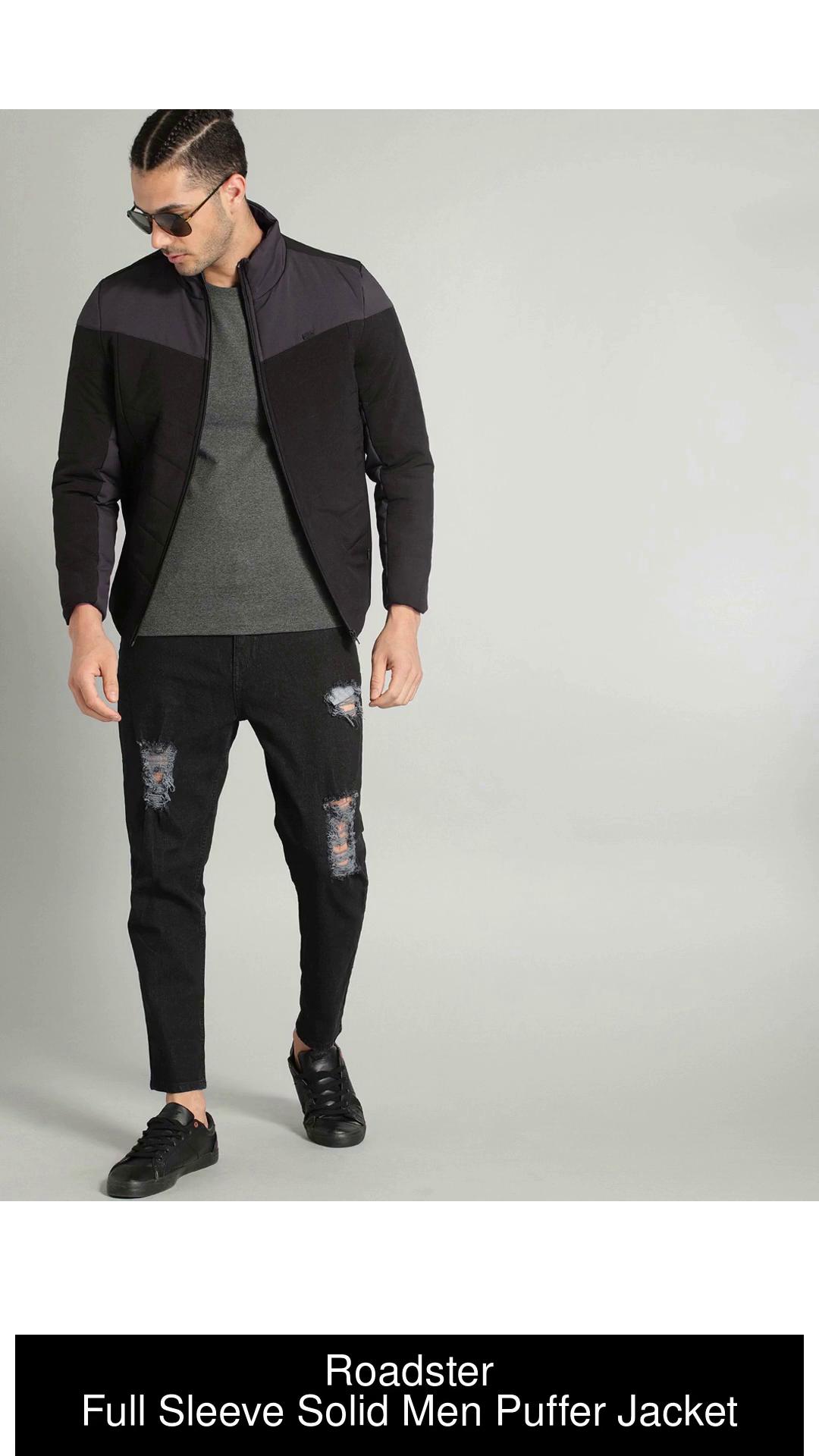 Roadster Full Sleeve Solid Men Jacket