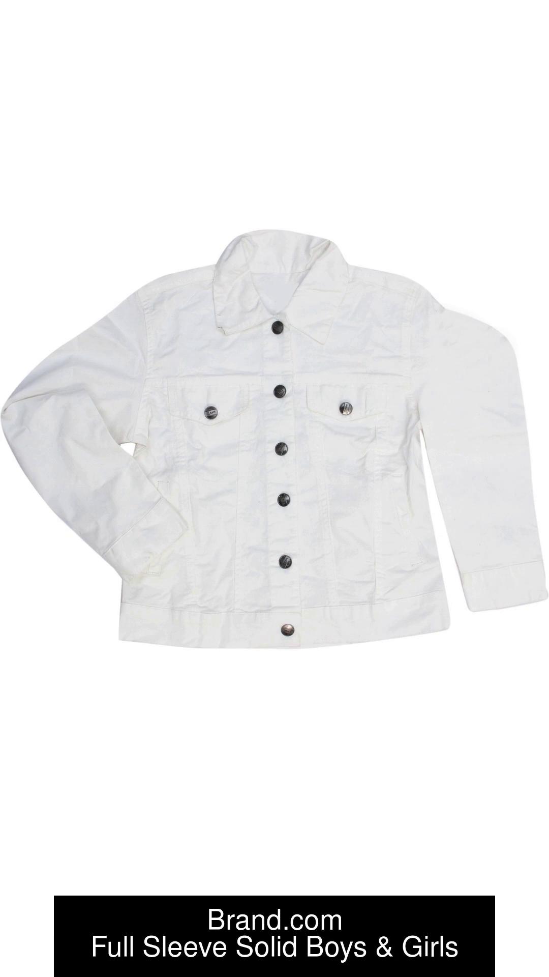 White jean store jacket for boys