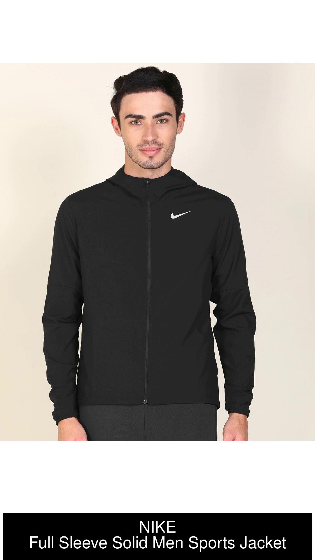 Nike black 2025 sports jacket