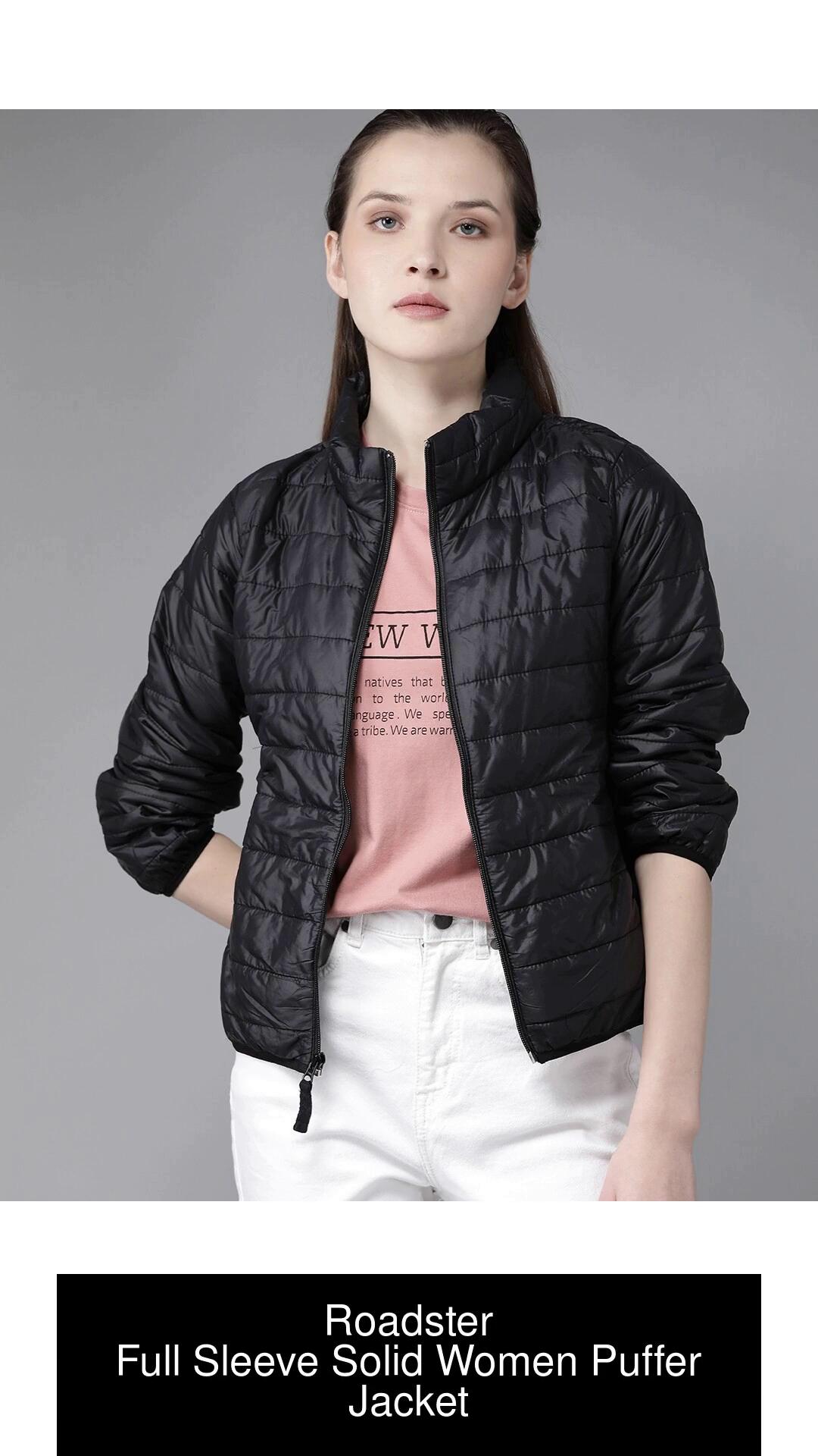 Roadster Full Sleeve Solid Women Jacket - Buy Roadster Full Sleeve Solid Women  Jacket Online at Best Prices in India
