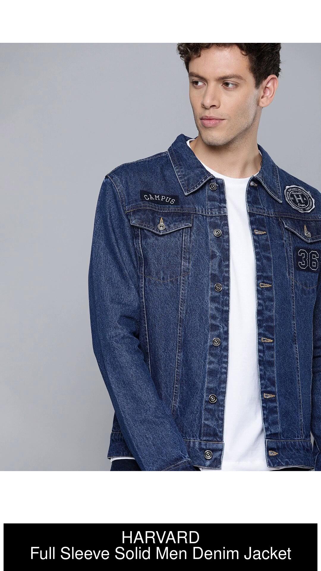 Roadster Full Sleeve Washed Men Denim Jacket - Buy Roadster Full Sleeve  Washed Men Denim Jacket Online at Best Prices in India