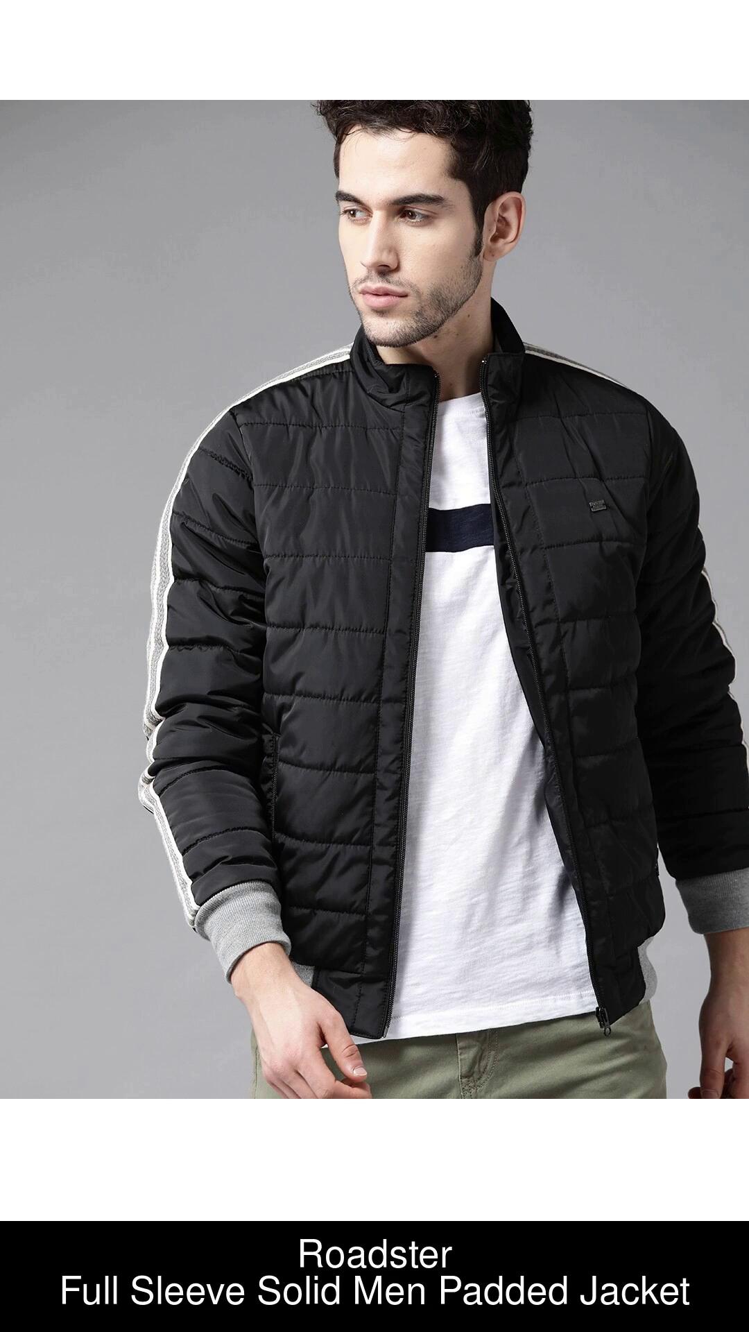 Roadster Full Sleeve Solid Men Jacket - Buy Roadster Full Sleeve Solid Men  Jacket Online at Best Prices in India