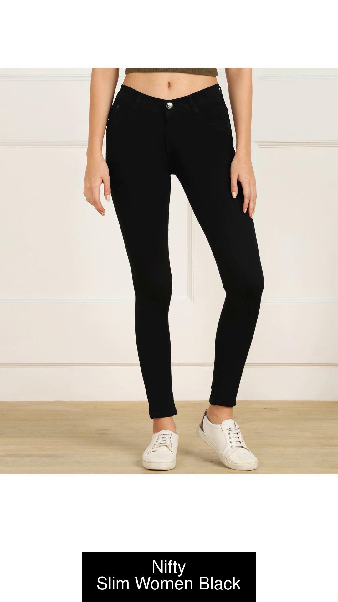 Womens Black Mile high Super Skinny Jeans