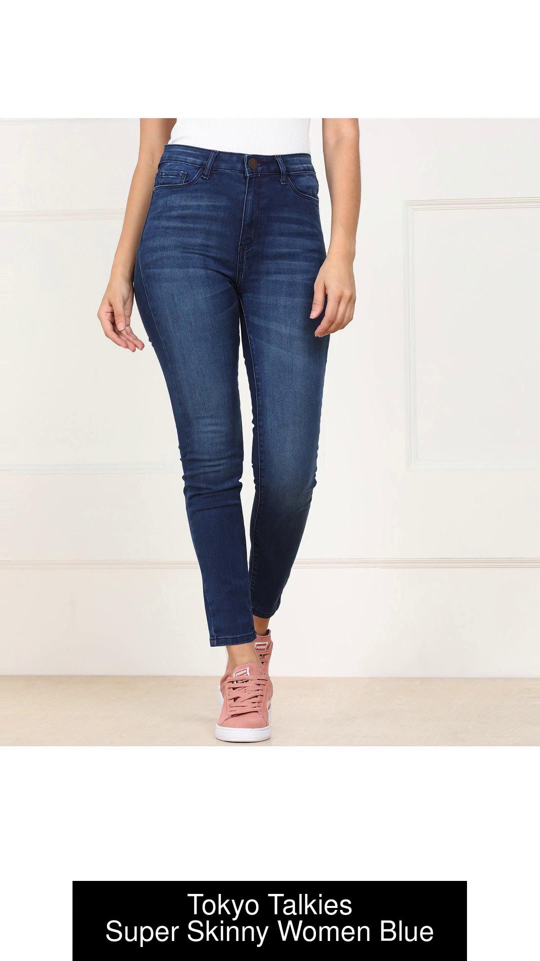 Tokyo Talkies Super Skinny Women Blue Jeans - Buy Tokyo Talkies