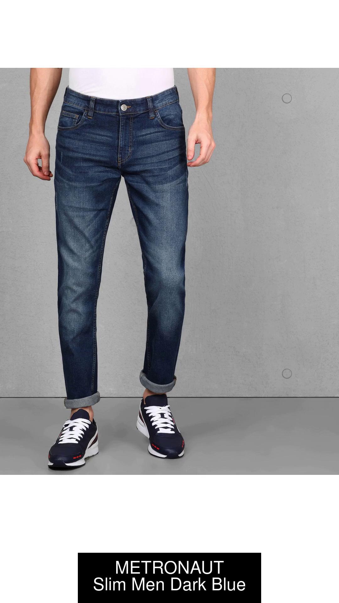 METRONAUT Regular Men Dark Blue Jeans - Buy METRONAUT Regular Men Dark Blue  Jeans Online at Best Prices in India