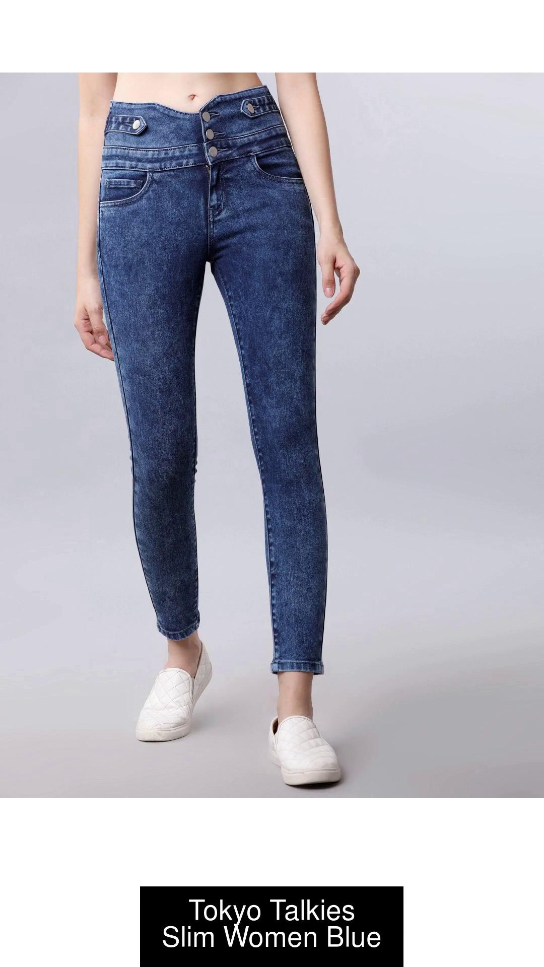 Tokyo Talkies Skinny Women Blue Jeans - Buy Tokyo Talkies Skinny Women Blue  Jeans Online at Best Prices in India